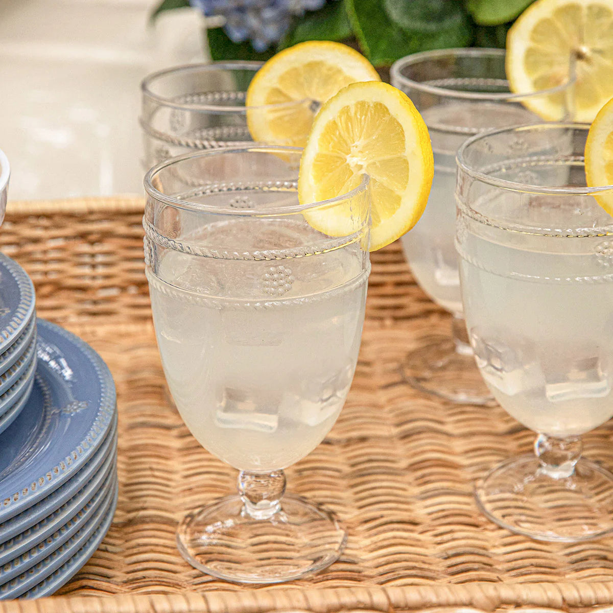 Isabella Acrylic Goblet Set/4