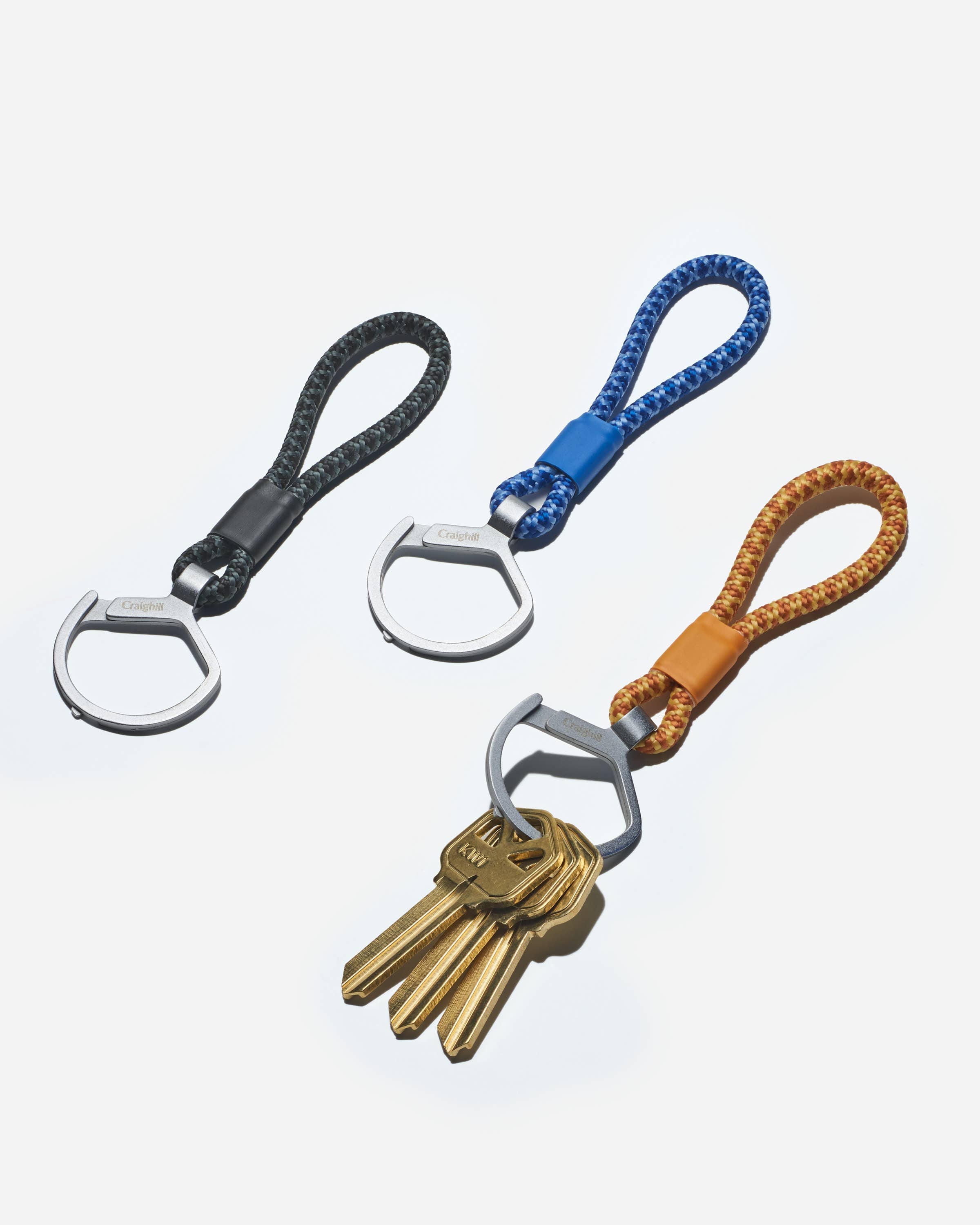 Craighill - Rope Split Ring: White