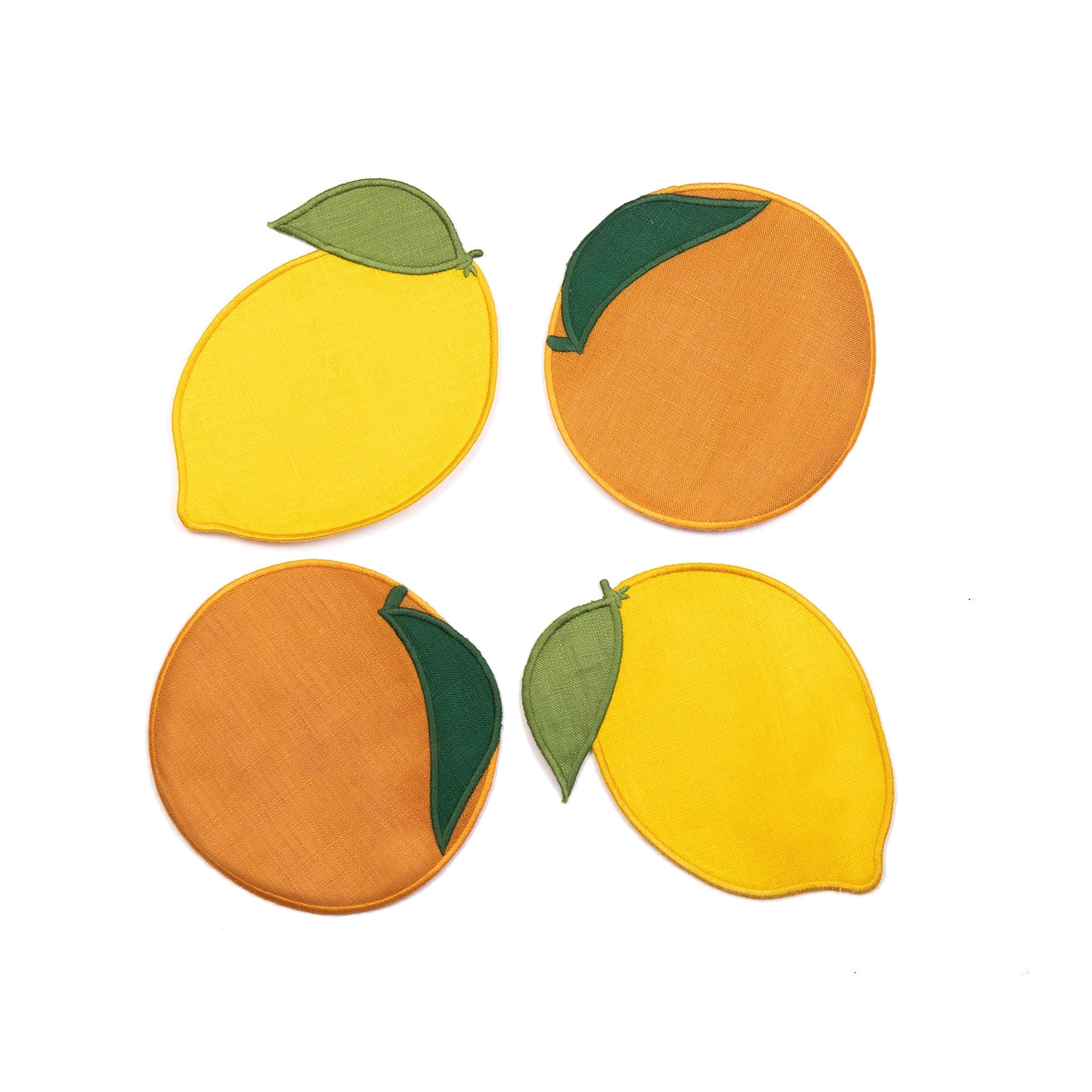 Cocktail Napkins Set Of 4 - Citrus