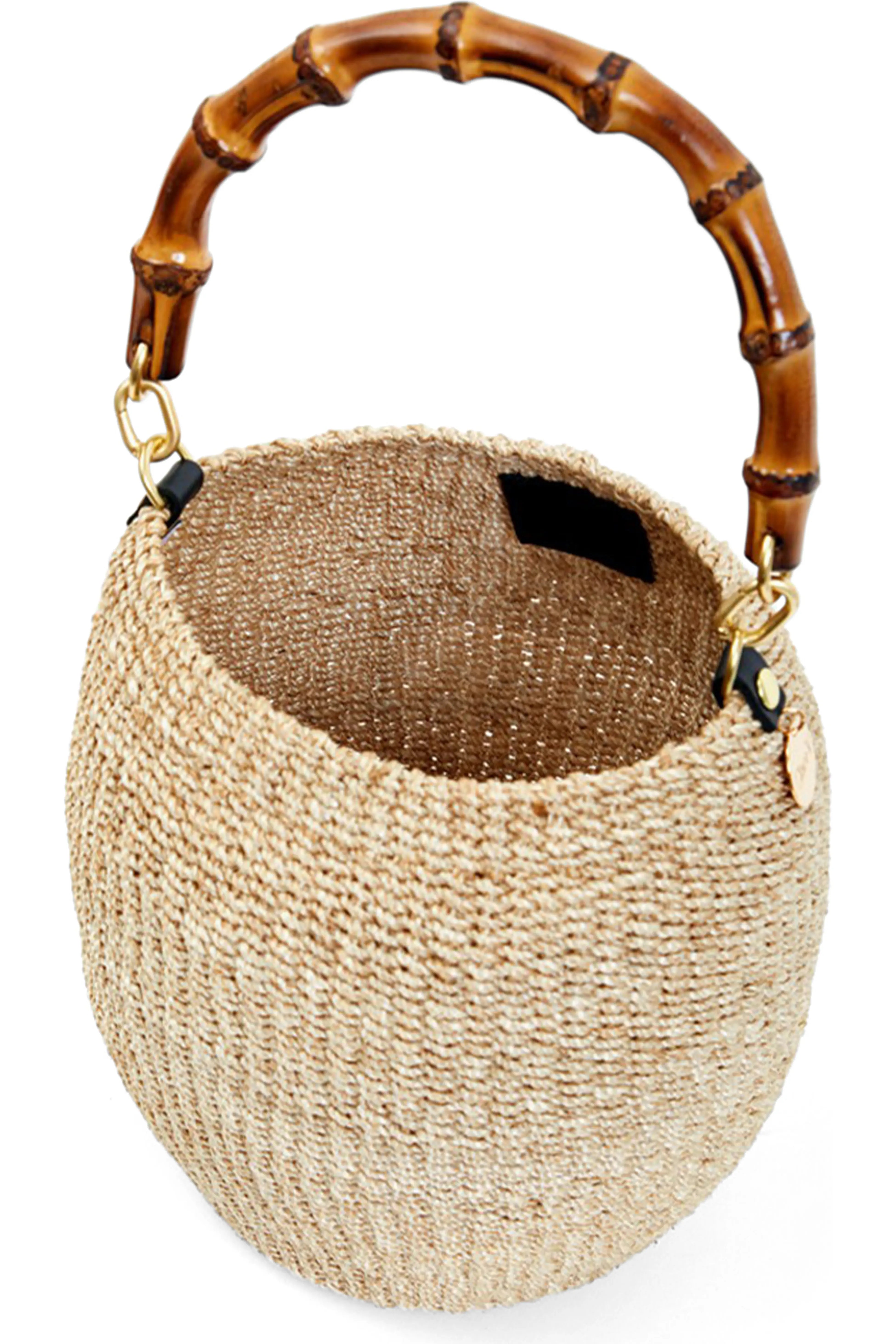 Pot de Miel w/ Bamboo Handle - Cream