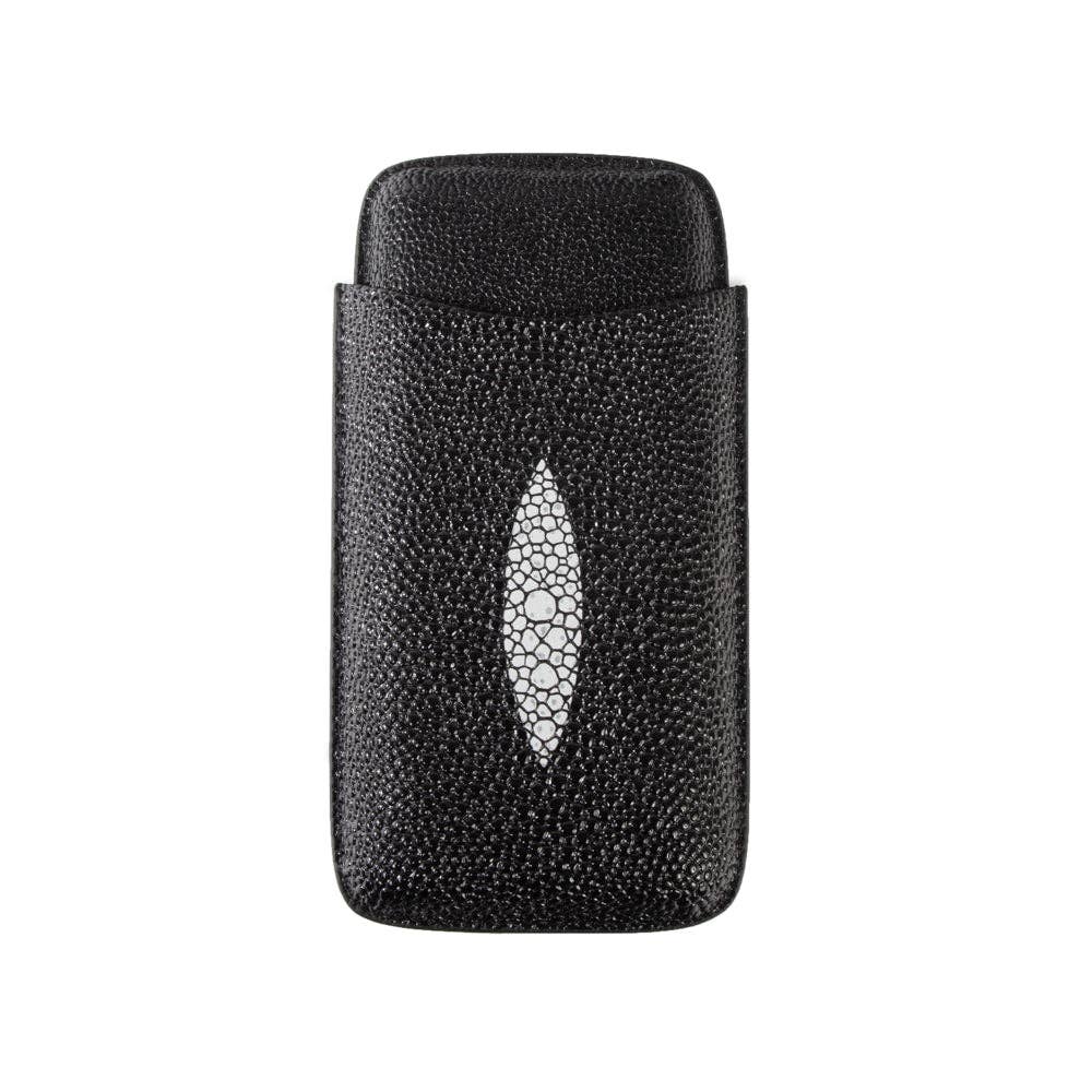 Simon Stingray Cigar Case - Black