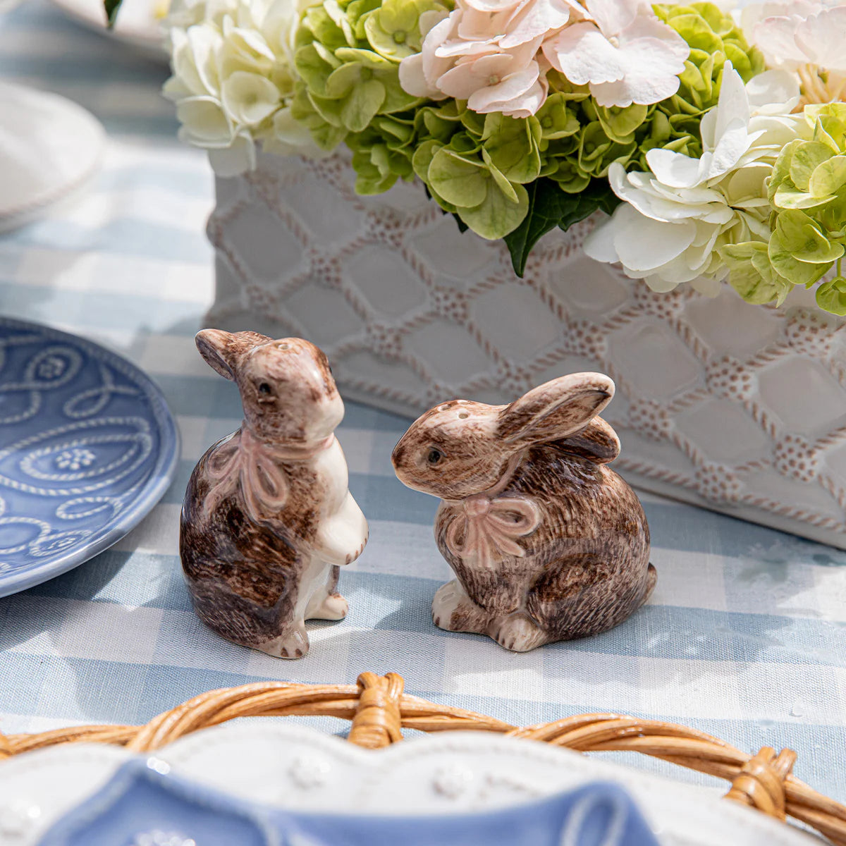 Clever Creatures Bunny Salt and Pepper Shakers Set/2pc
