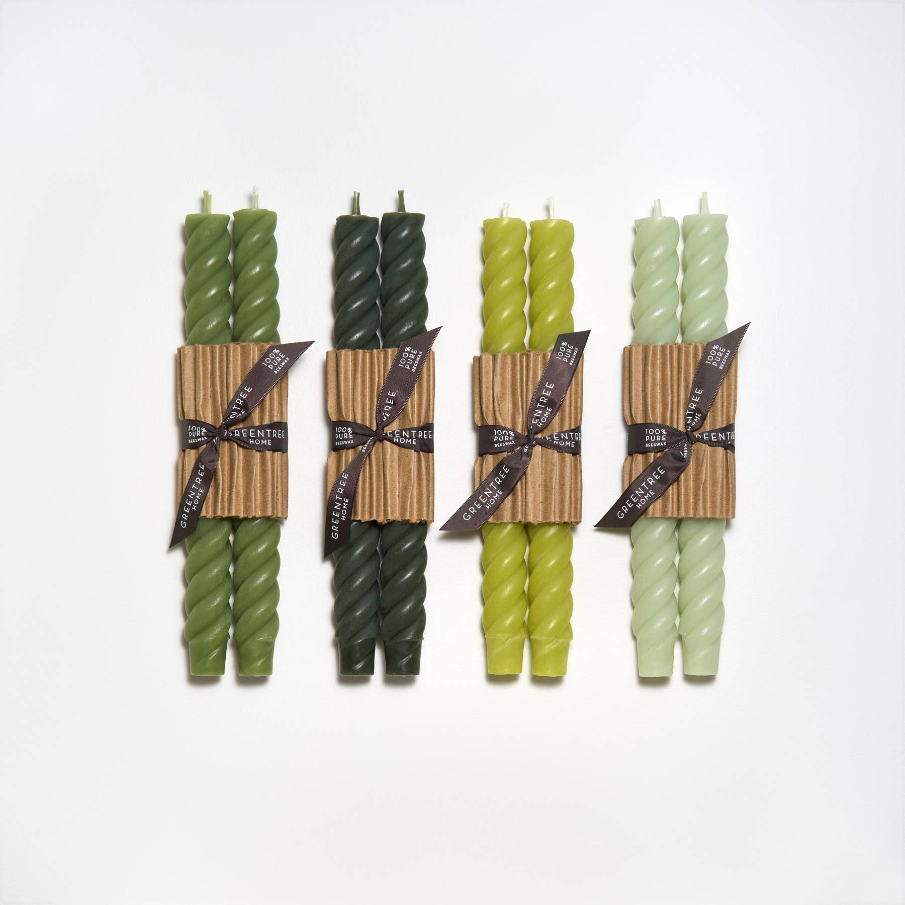 Rope Tapers Candles - Black