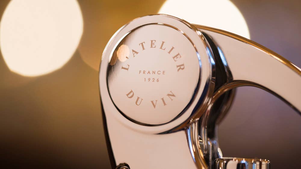 Oeno Motion Wood & Chrome Lever Wine Opener