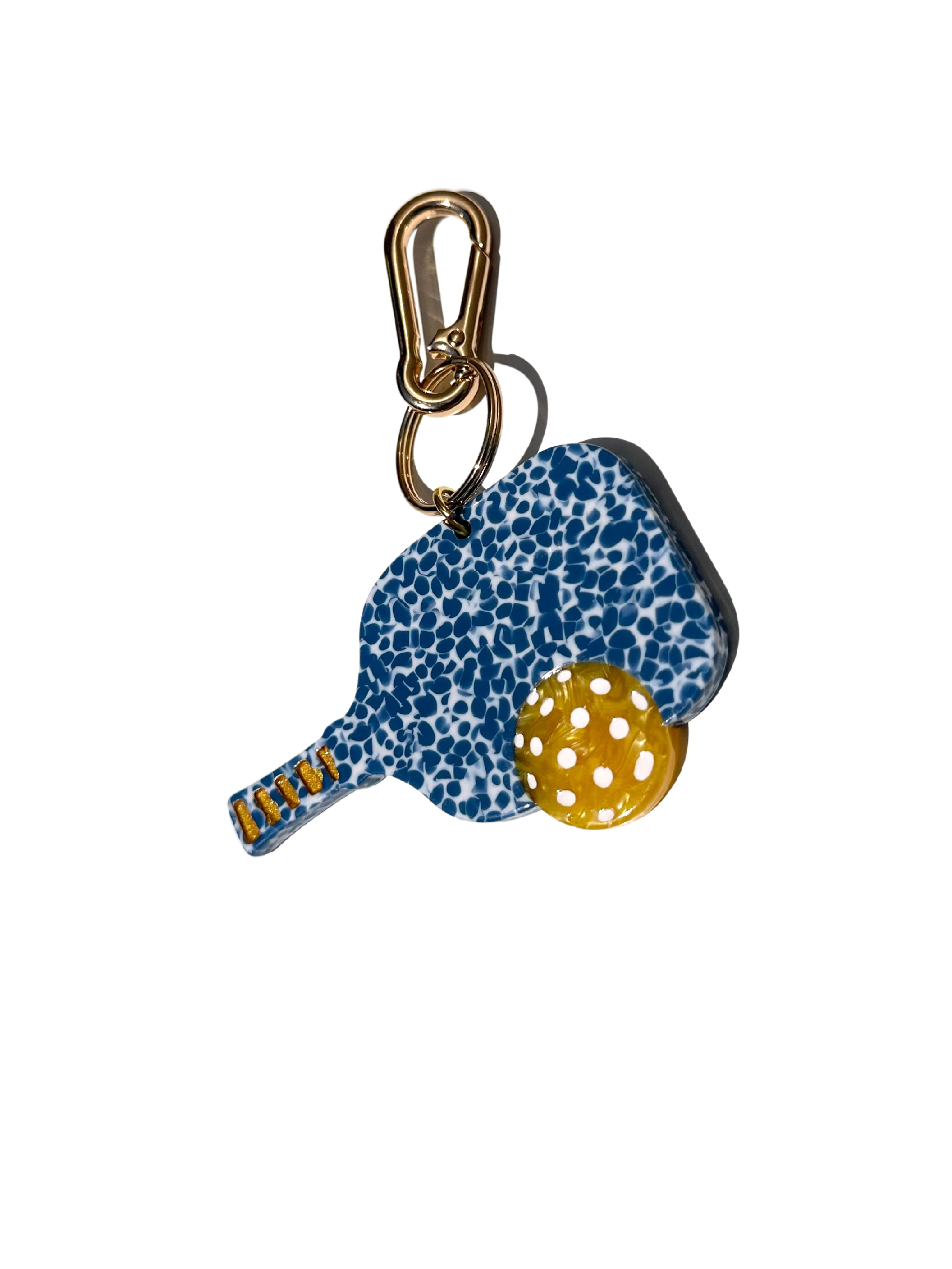 Solar Eclipse - Hand-painted Pickleball Bag Charm & Keychain | Eco-Friendly