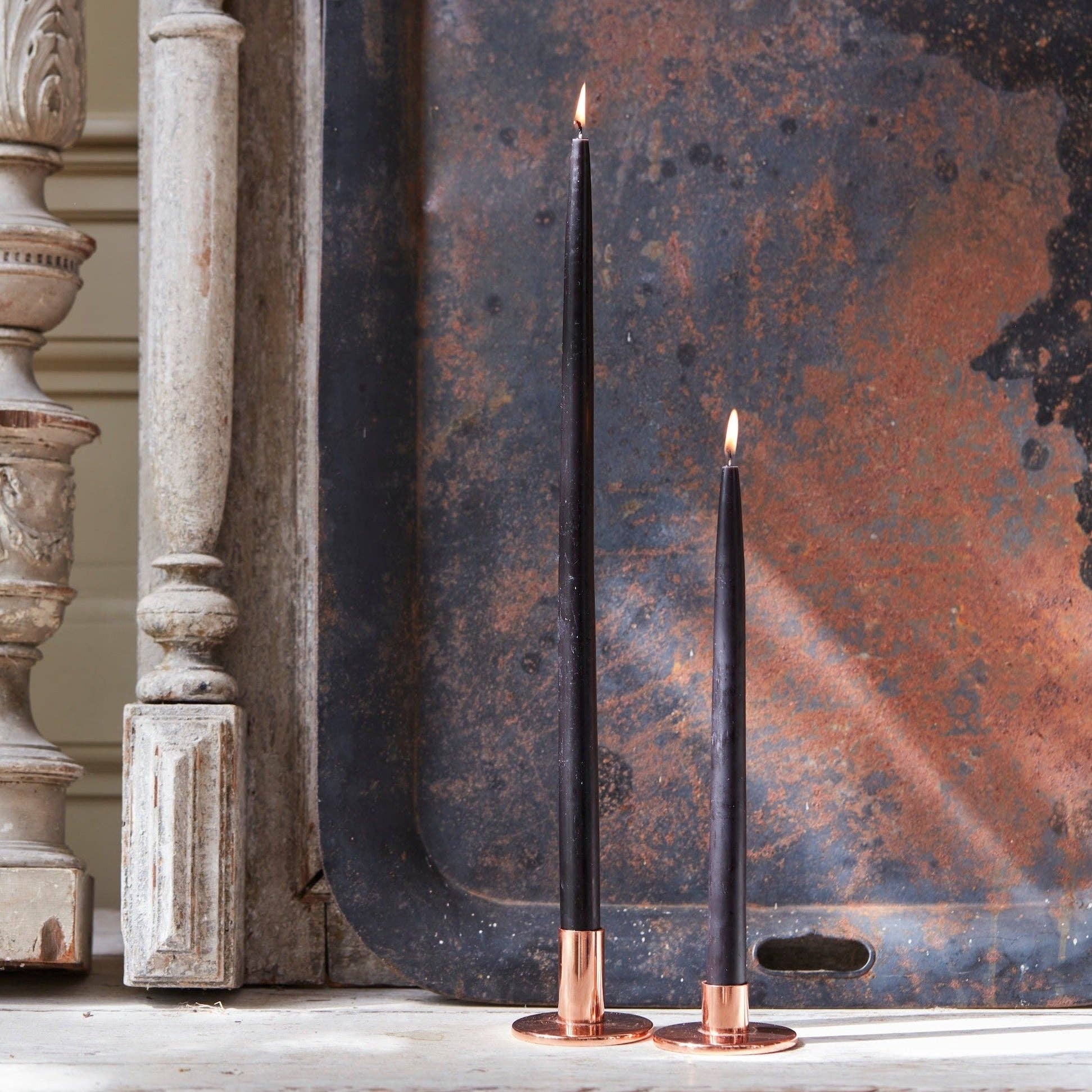 The Floral Society - 12" Original Dipped Taper Candles: Miel