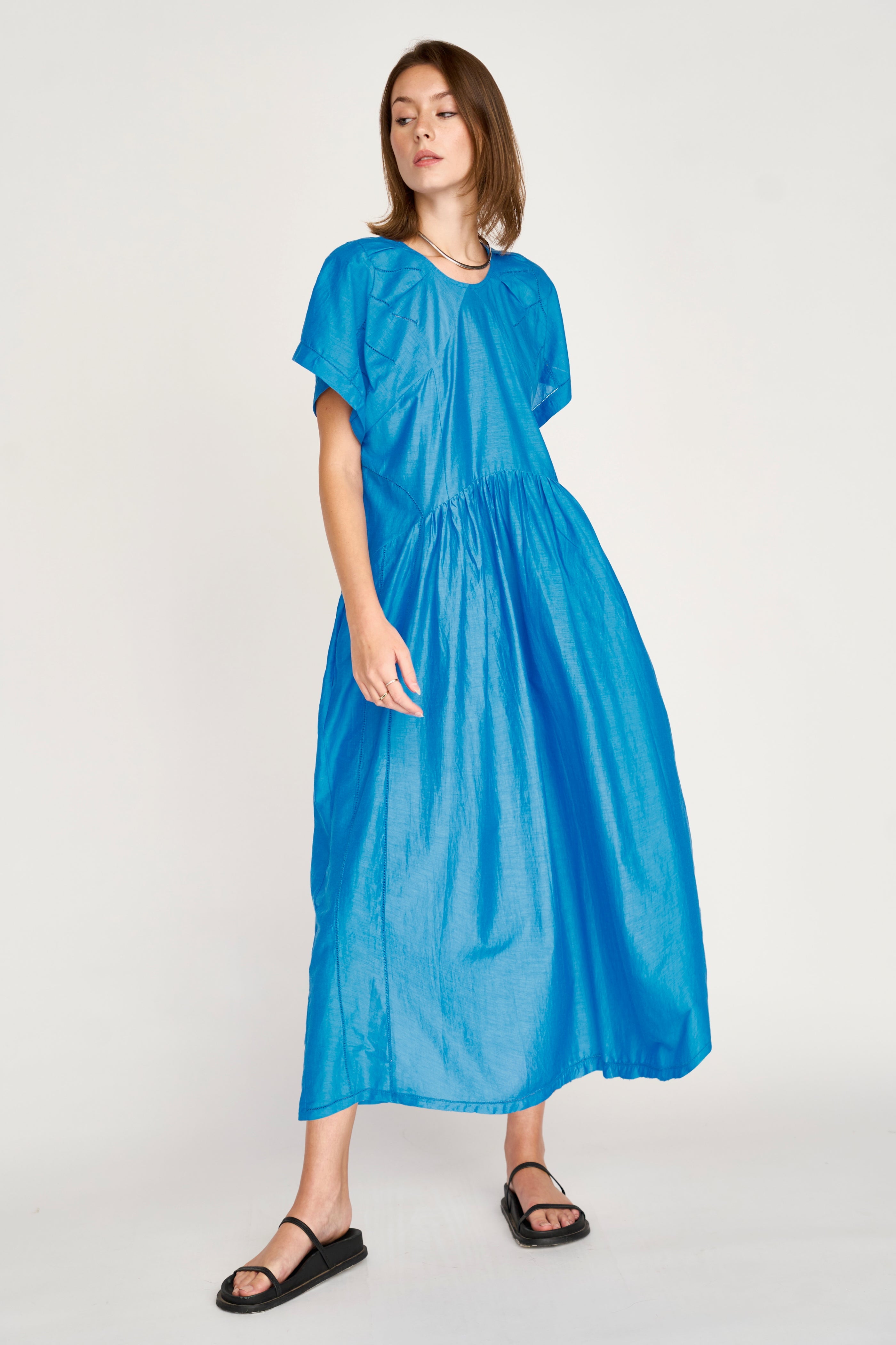 Shanghai Dress in Egyptian Blue