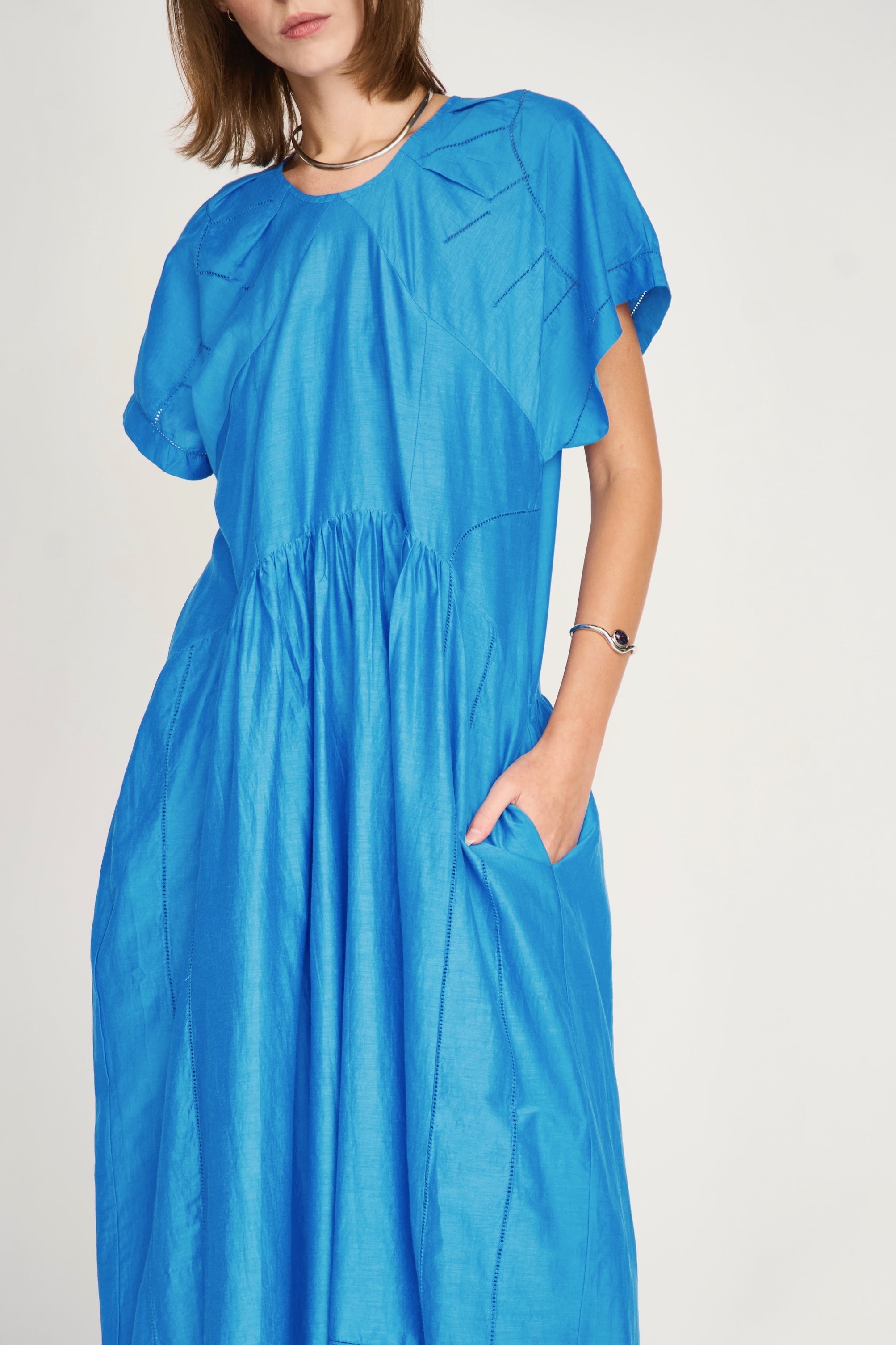 Shanghai Dress in Egyptian Blue