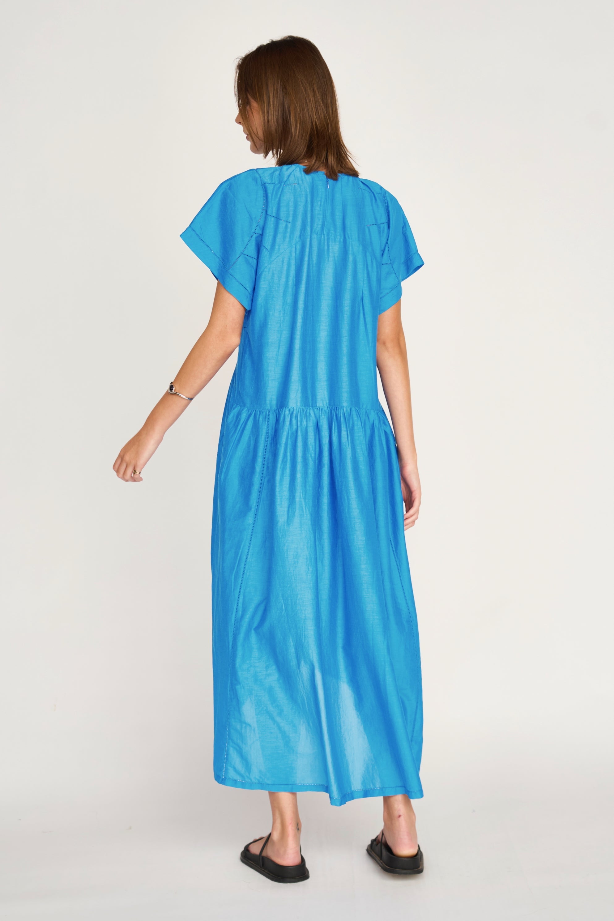 Shanghai Dress in Egyptian Blue
