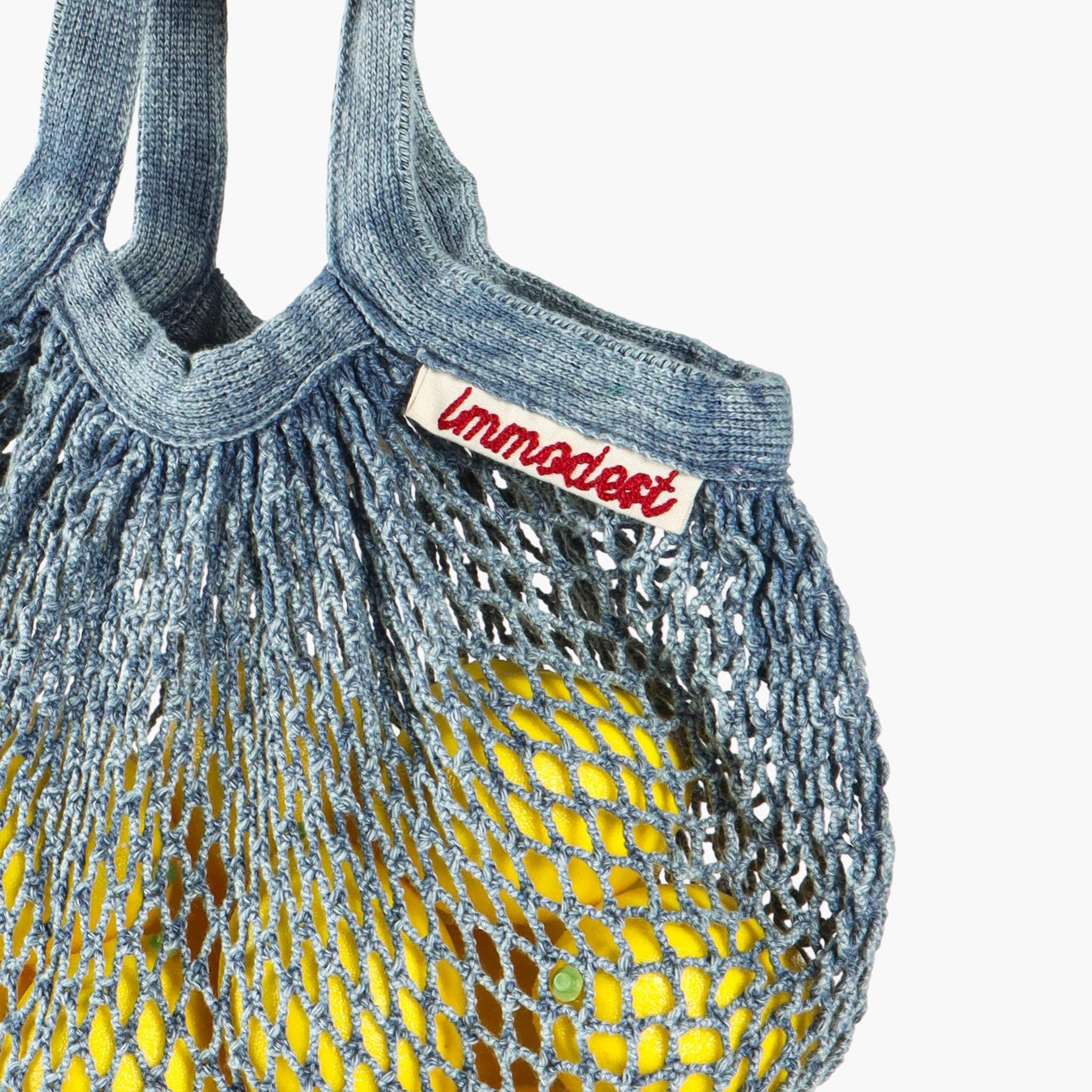 IMMODEST COTTON - Tiny Market Bag | Acid Wash