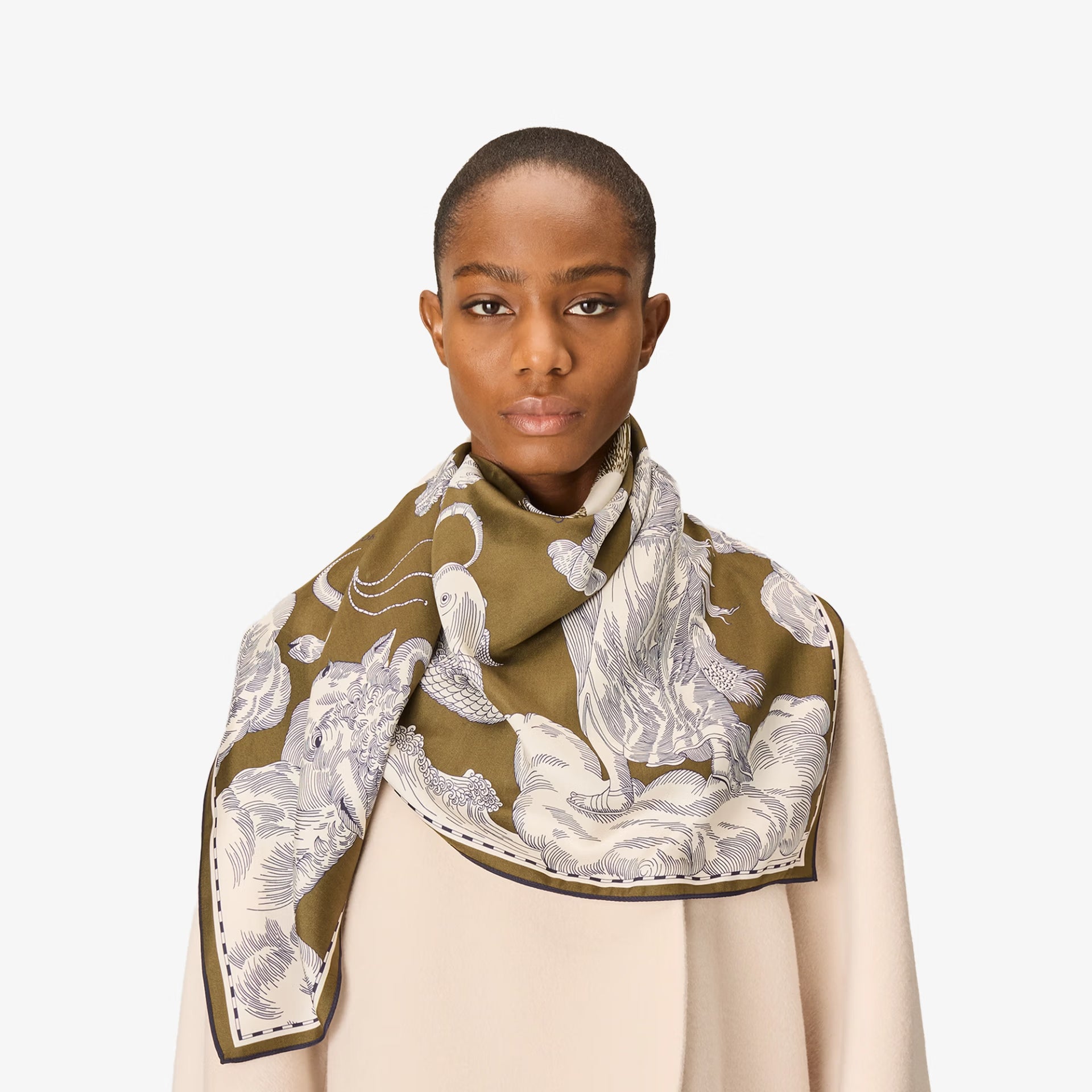 Square 100 - Astrologie - Navy / Khaki