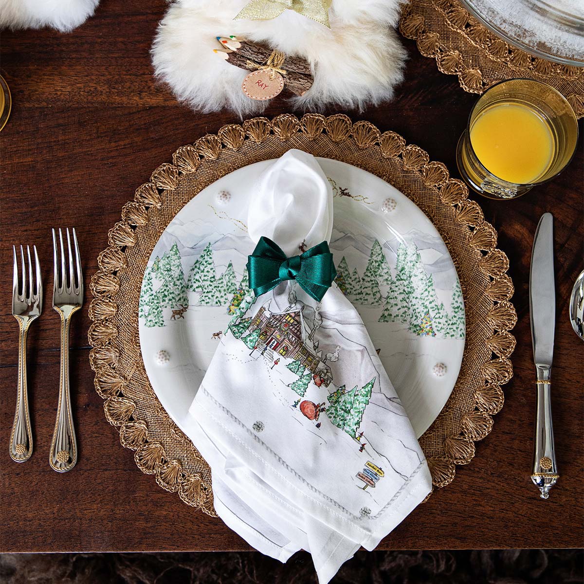 Berry & Thread North Pole Napkin Set of 4
