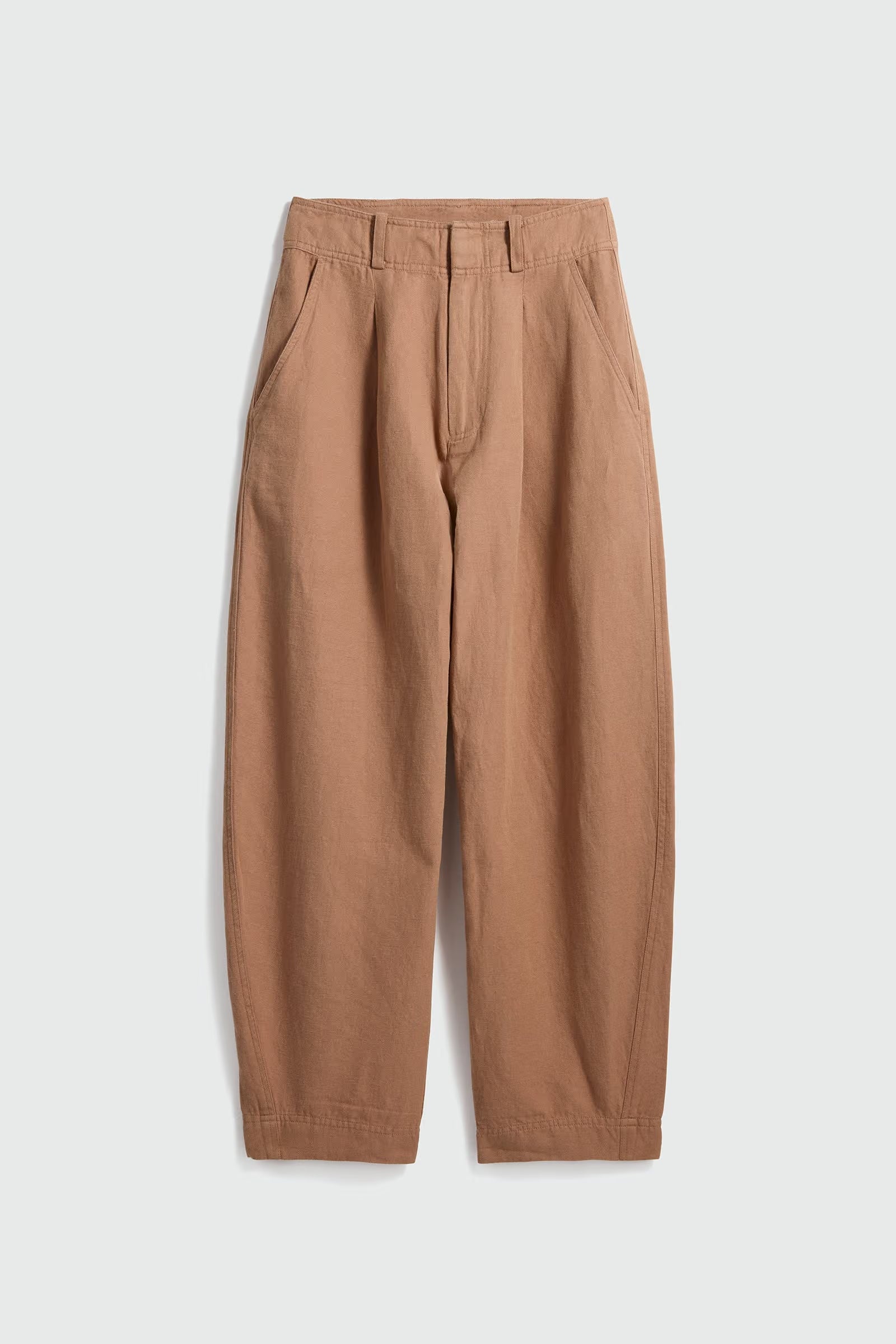 Bari Crop Trouser - Deep Khaki
