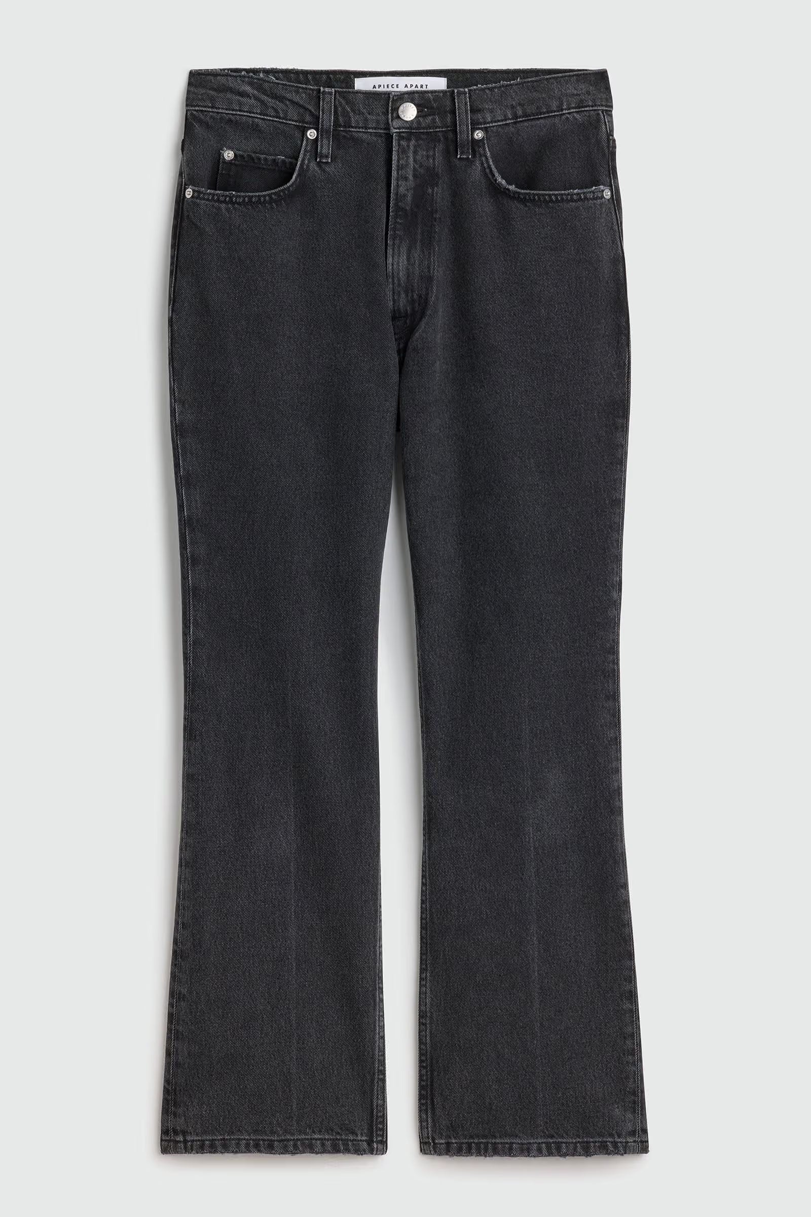 Rene Kick Flare Jean - Faded Black Wash