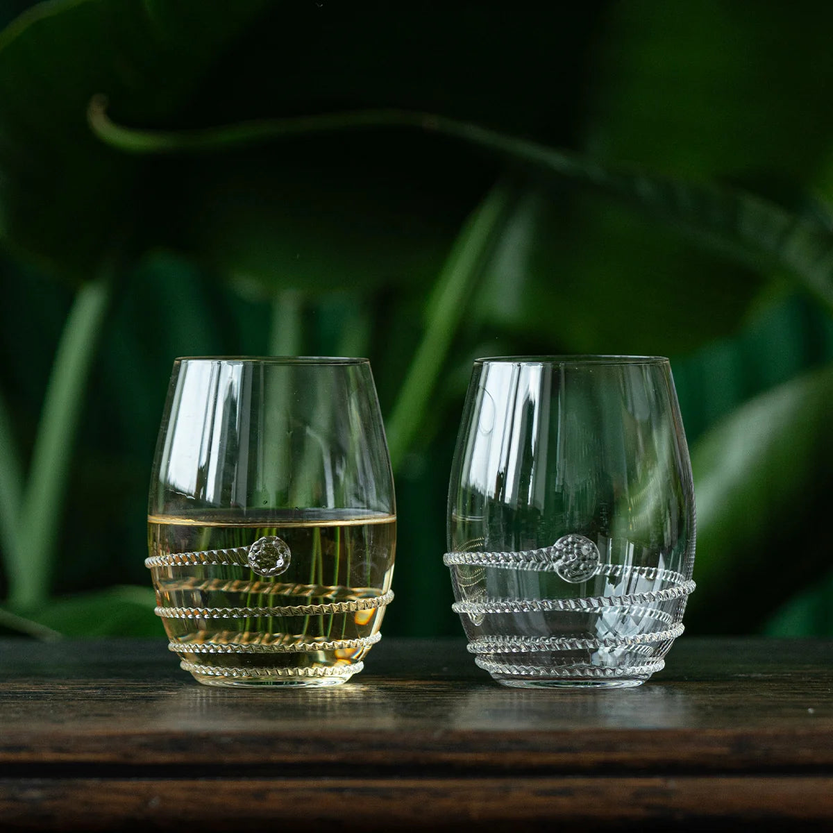 Amalia Stemless White Wine Glass Set of 4