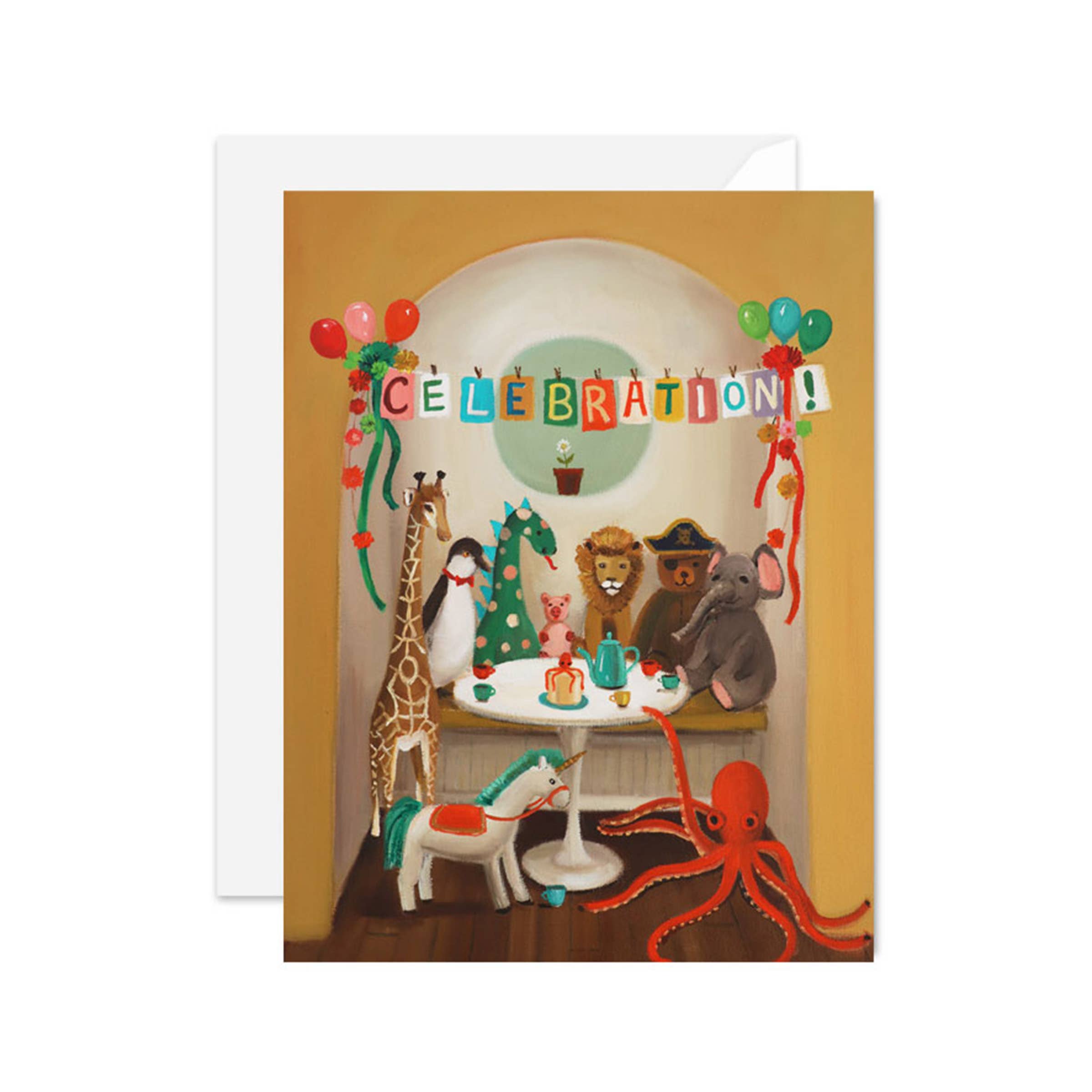 JANET HILL STUDIO - The Tea Party Card
