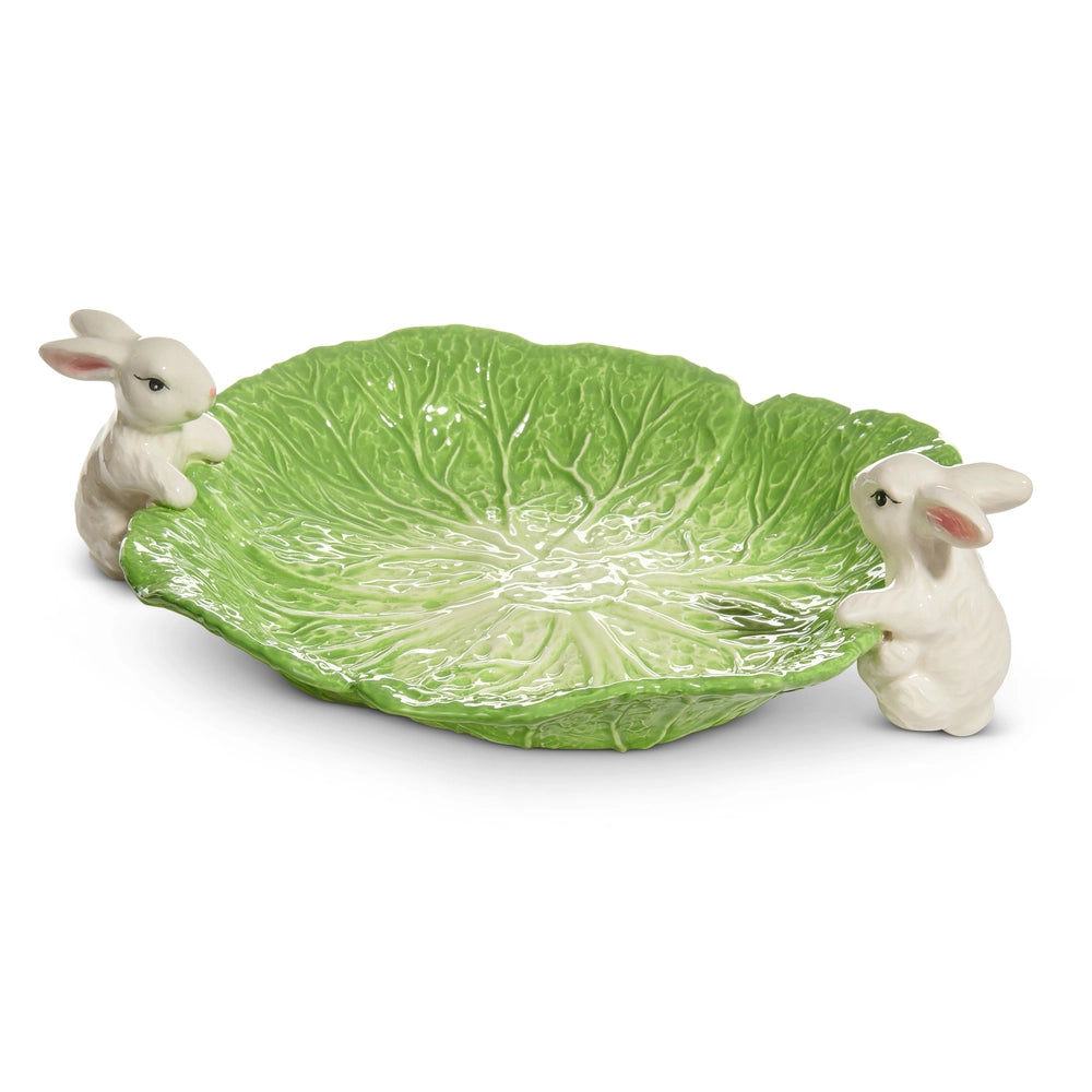 Bunnies on Cabbage Bowl