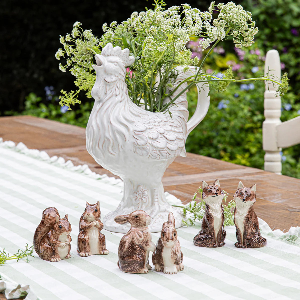 Clever Creatures Bunny Salt and Pepper Shakers Set/2pc