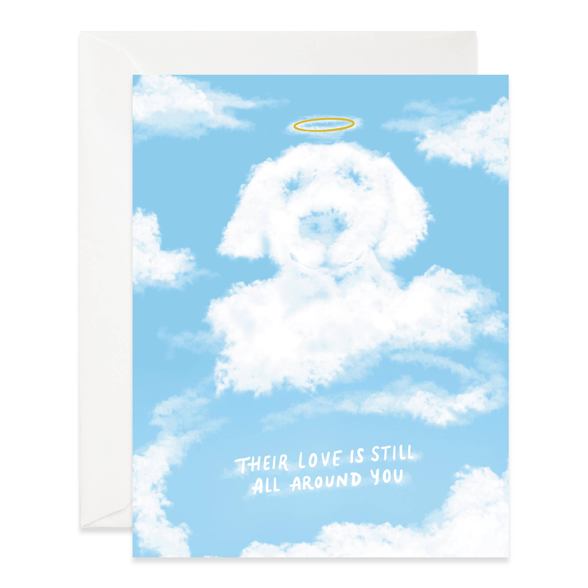 Cloud Dog Sympathy Card