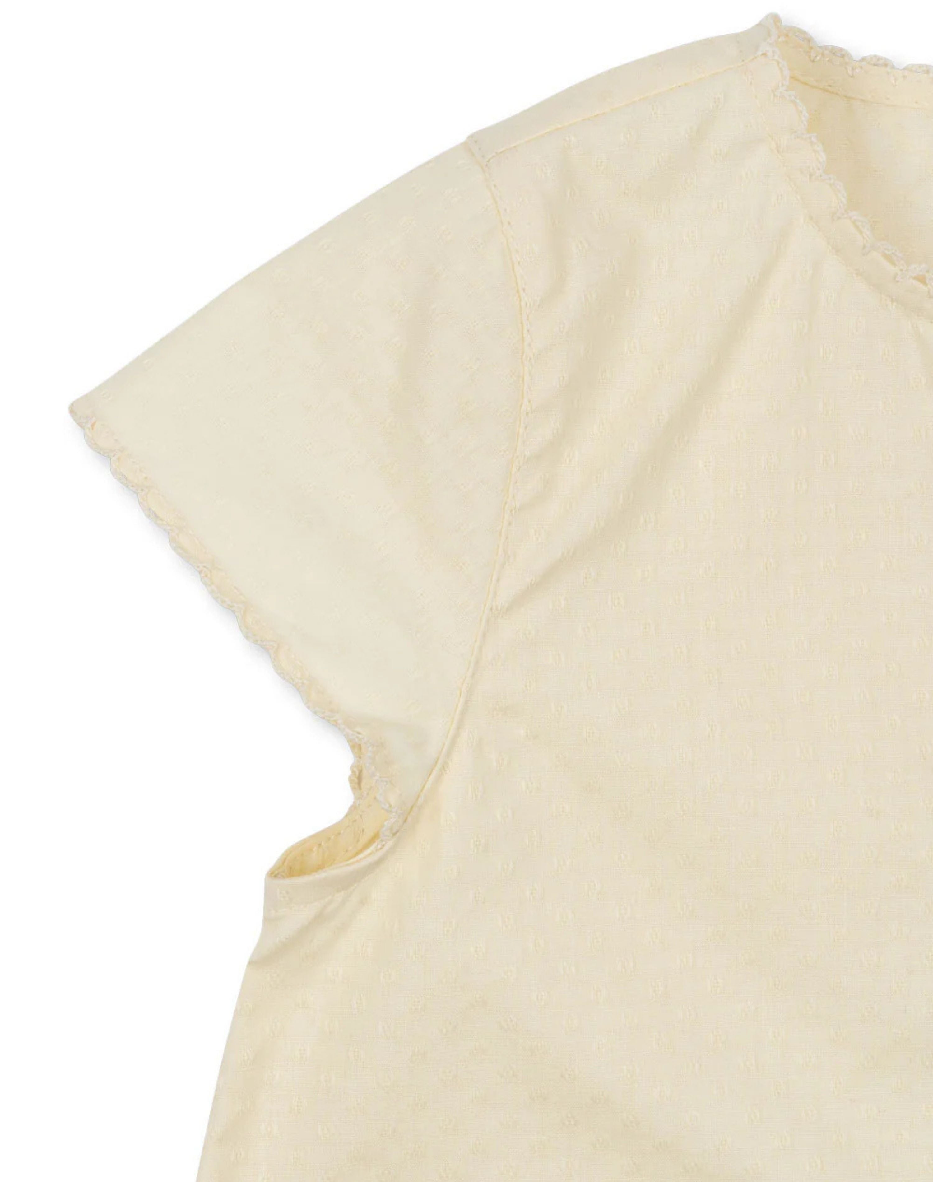 Evia Cherry Dress - Cloud Cream