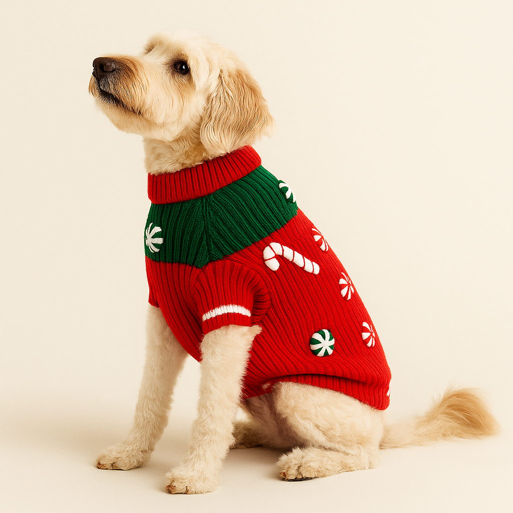 Found My Animal - Found My Animal Peppermint Candy 3D Icon Sweater: Large