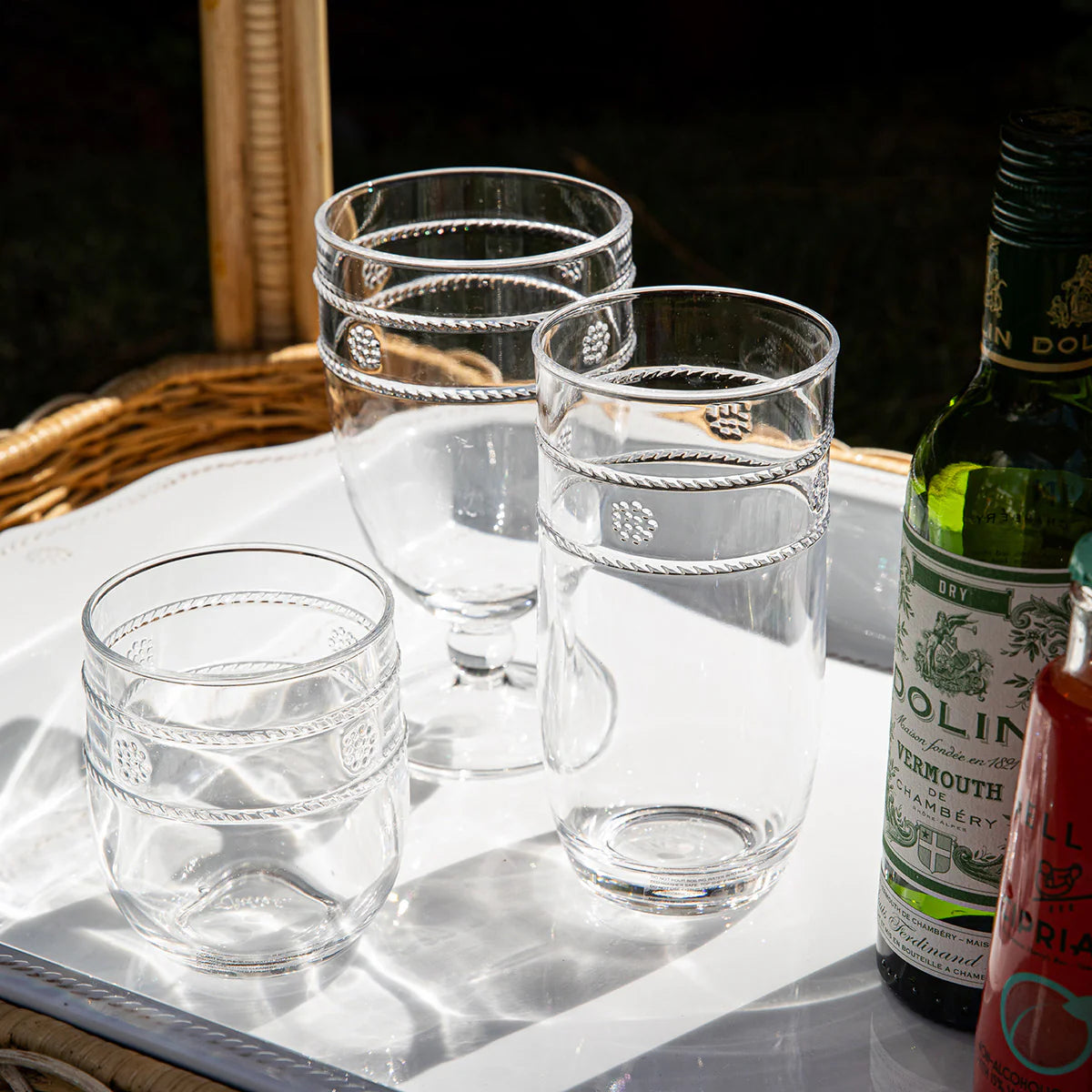 Isabella Acrylic Large Tumbler Set/4