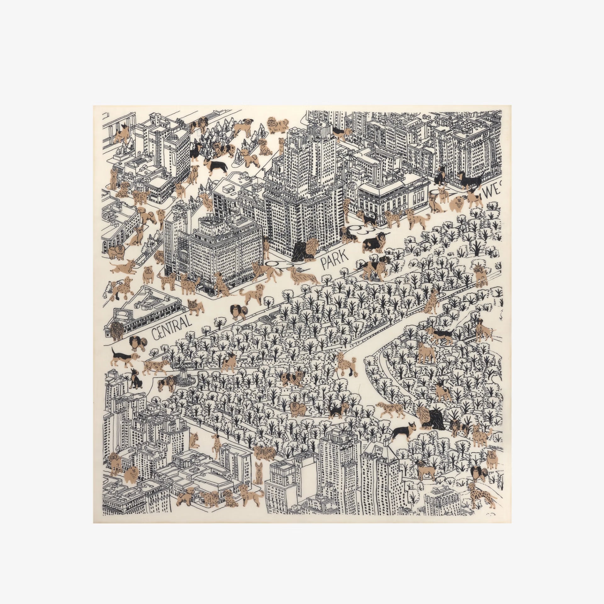 Square 100 - Central Park - White