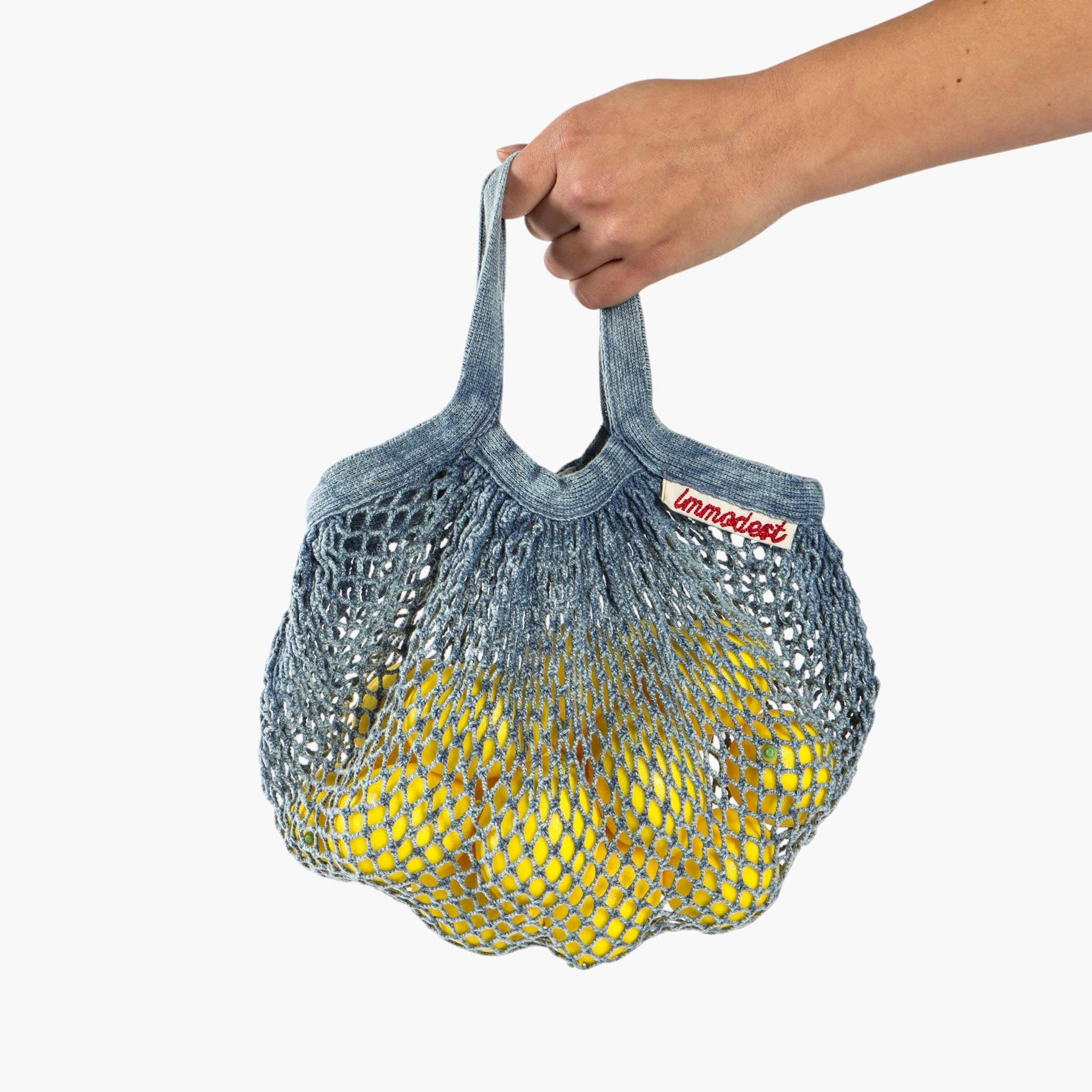 IMMODEST COTTON - Tiny Market Bag | Acid Wash