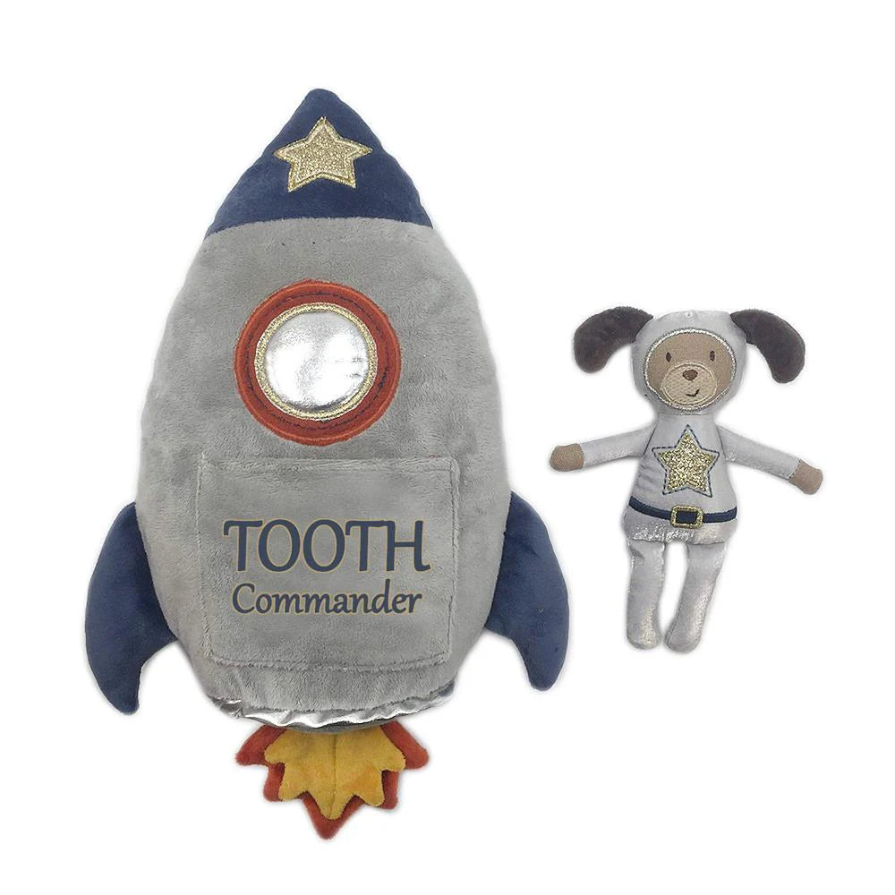 Spaceship 'Tooth Commander' Pillow And Doll Set
