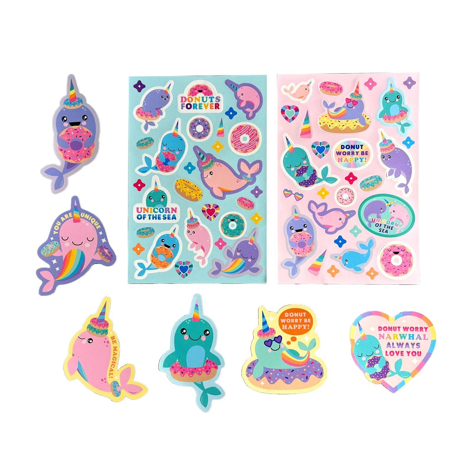 Stickiville Stickers - Nom Nom Narwhals