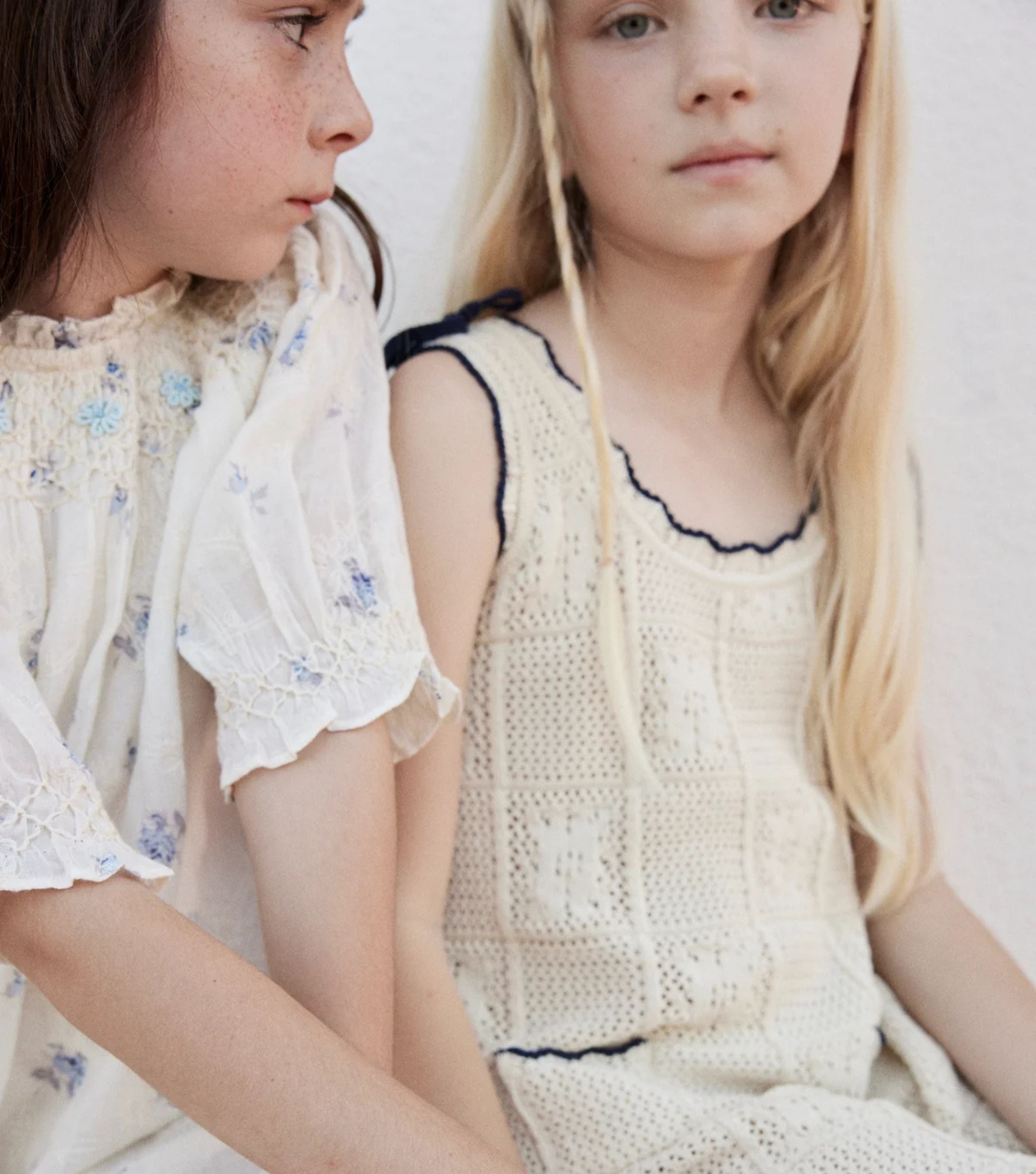Elina Dress - Natural Lace Knit
