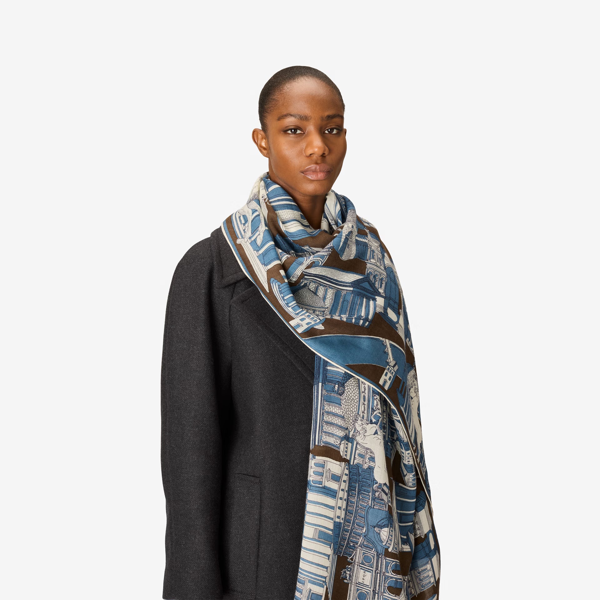 Scarf 55 - Rome - Khaki