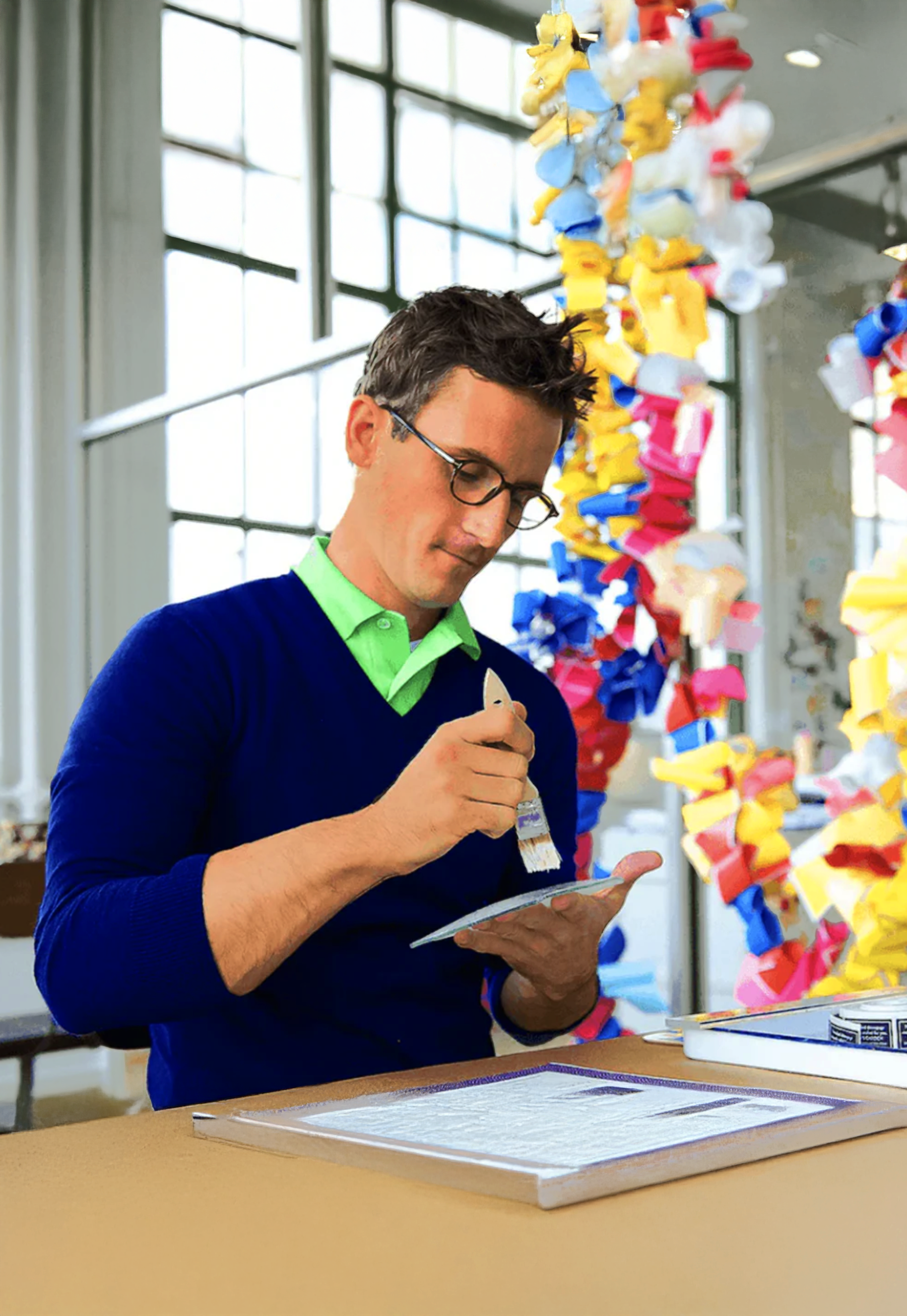 Life Is Like A Rollercoaster Decoupage Glass Tray