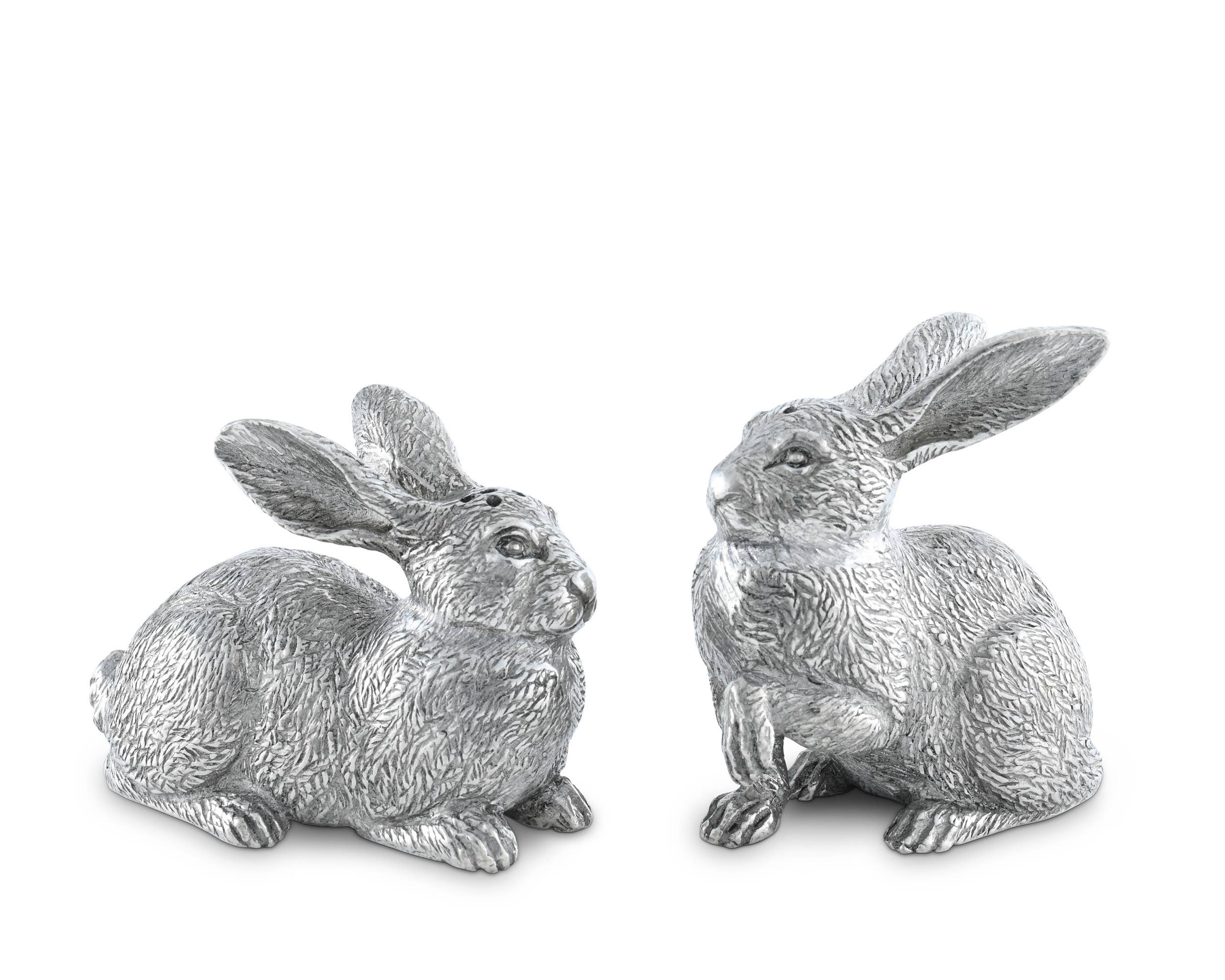 Pewter Salt & Pepper Set - Wild Hare