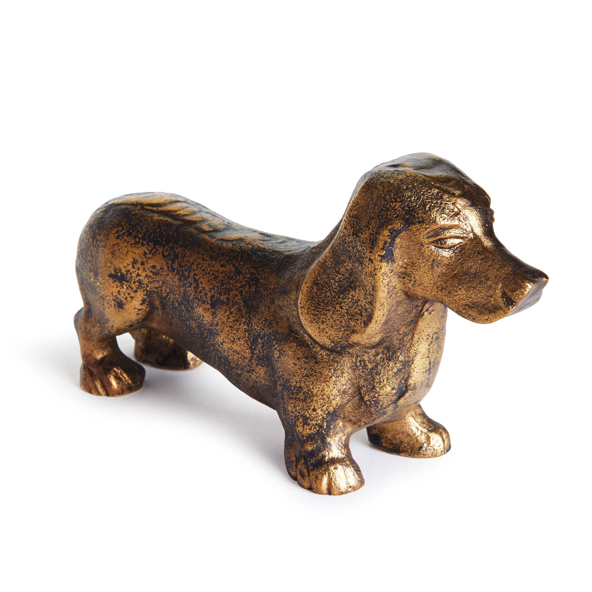 Napa Home & Garden - Moxie Dog Sculpture: Antique Brass / Cast Aluminum