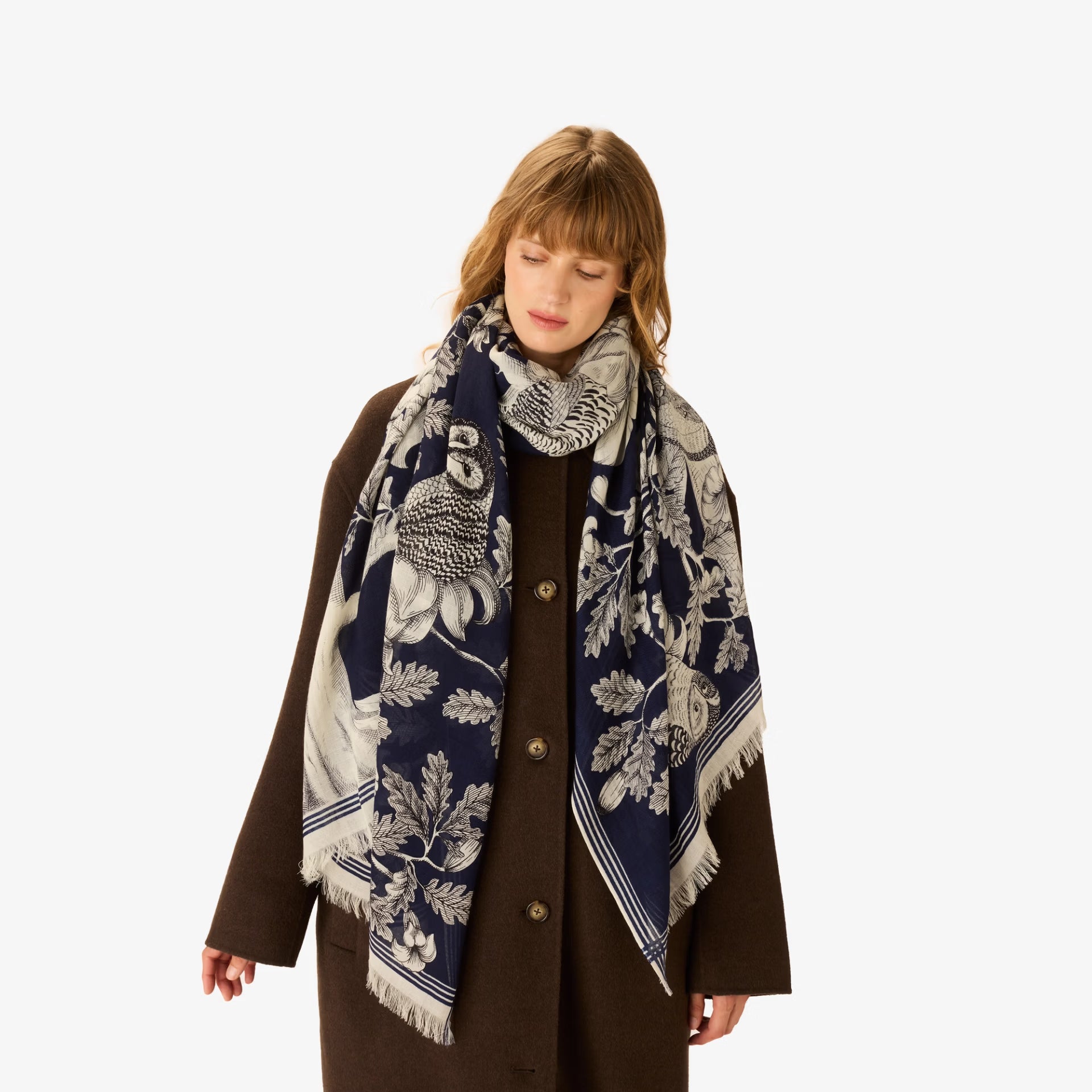 Scarf 100 - Archimede - Navy