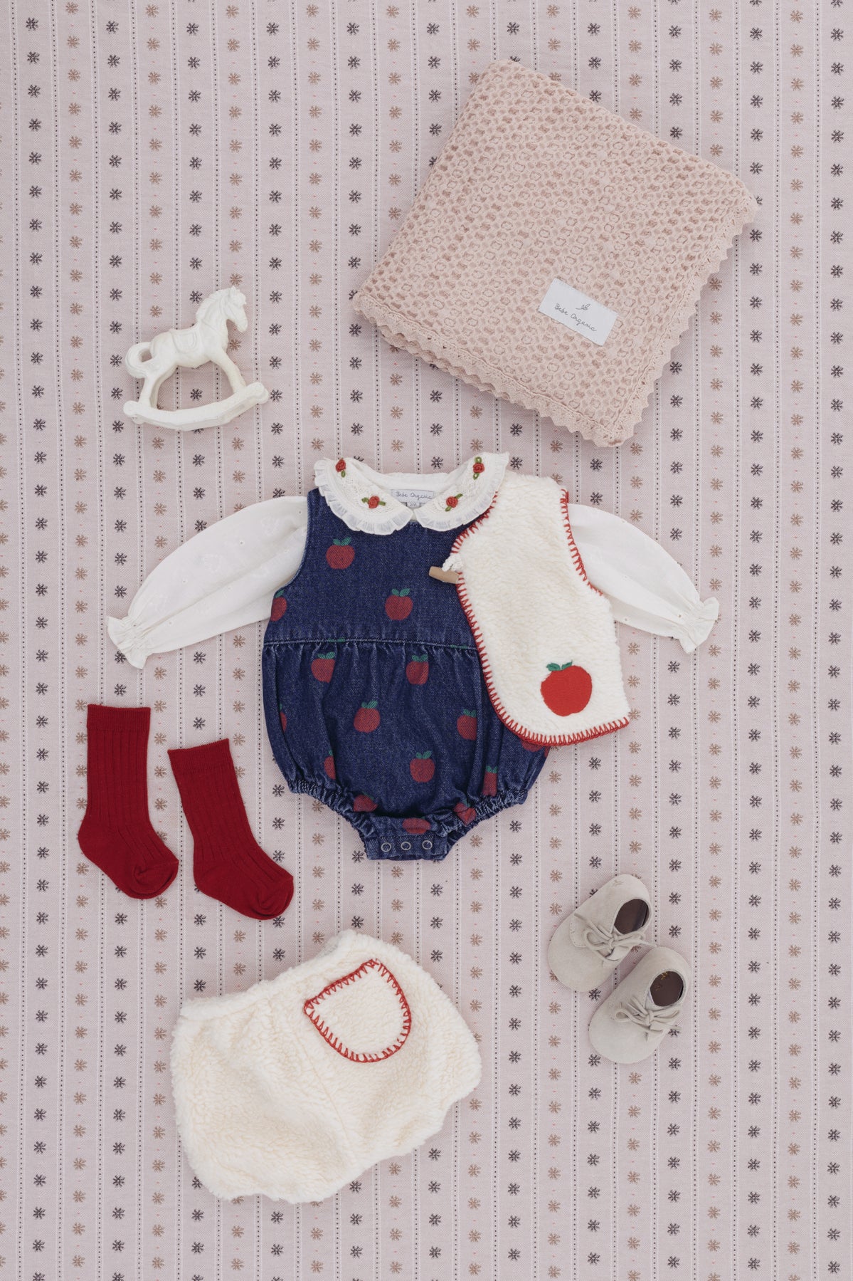 Anita Baby Blouse - Heart Lace