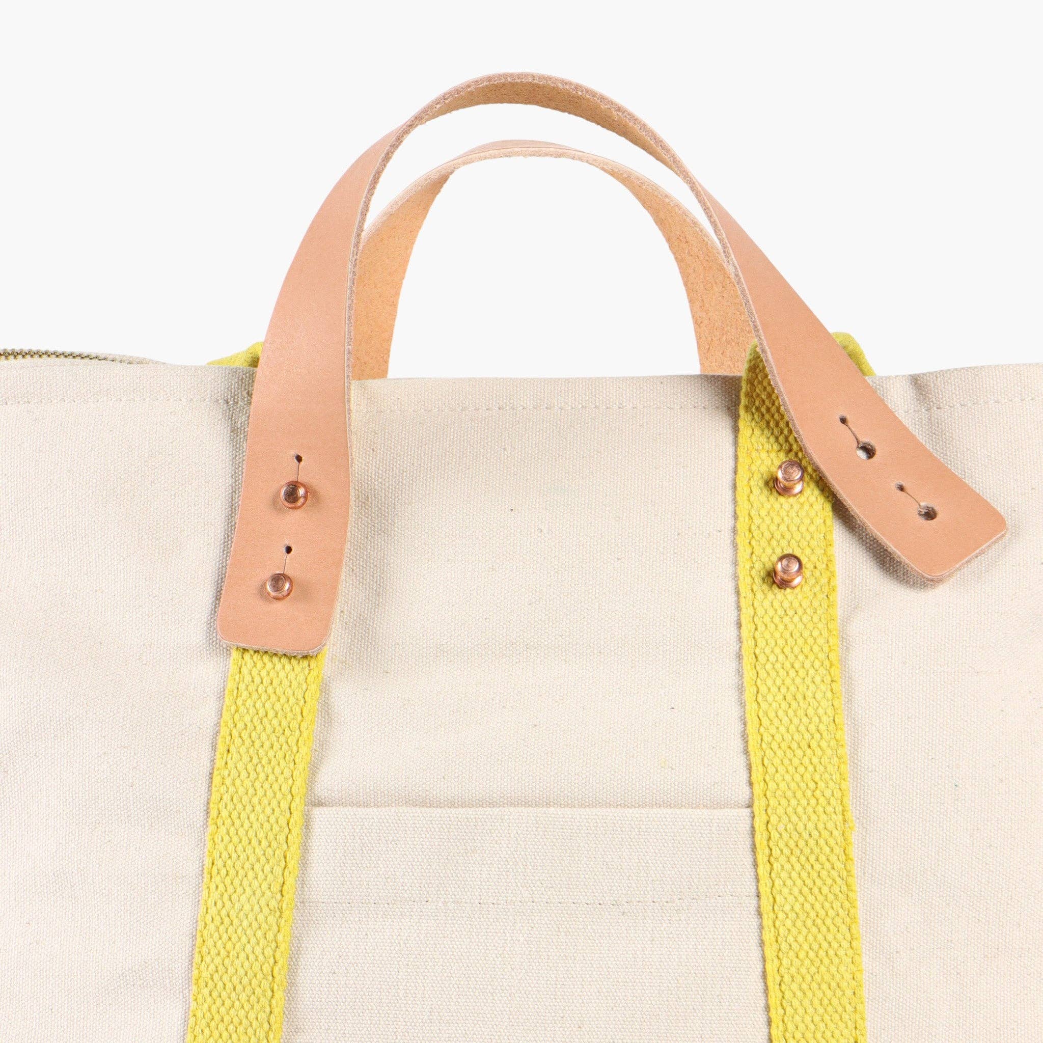 IMMODEST COTTON - Small Zipper Tote | Earth