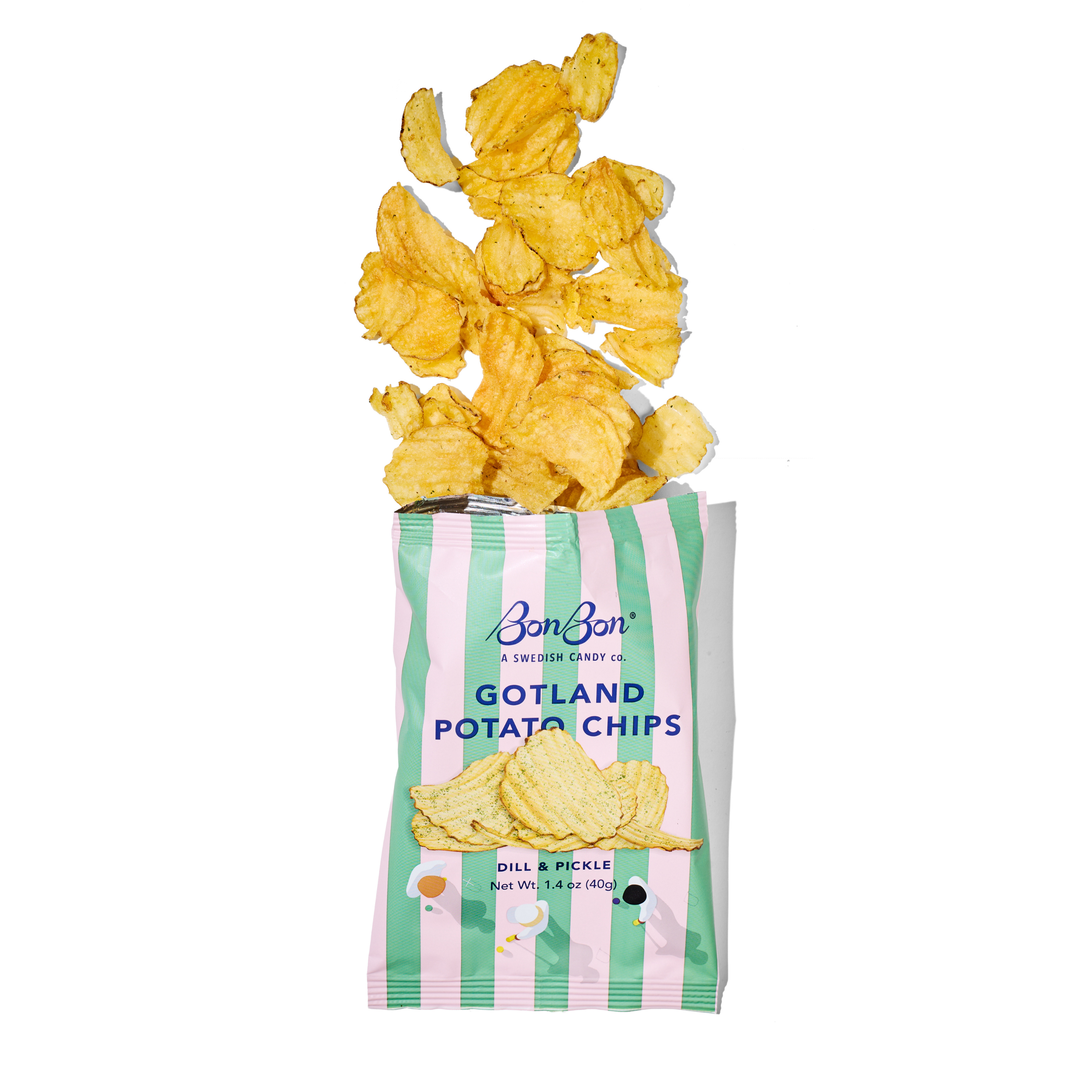 BonBon - A Swedish Candy Co - BonBon's Dill and Pickle Potato Chips