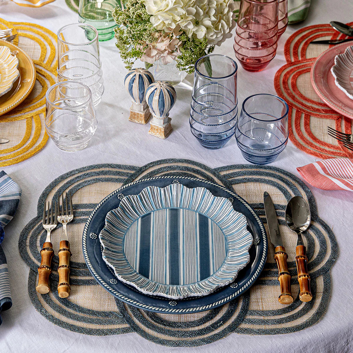 Berry & Thread Melamine Dinner Plate Set/4