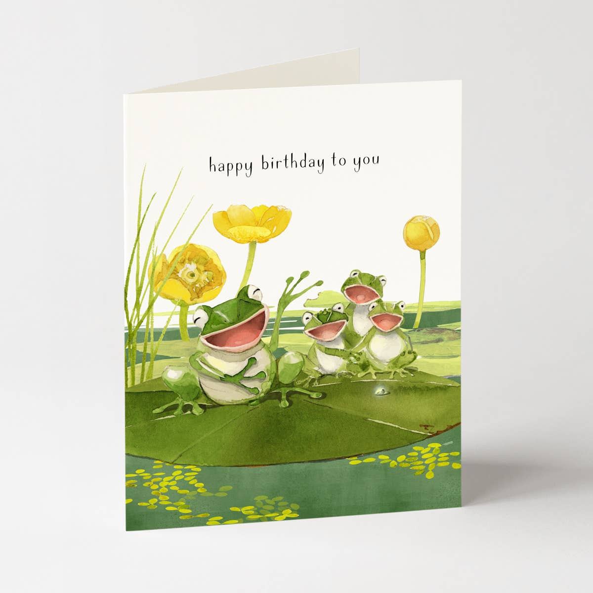 Frogcapella Birthday Card