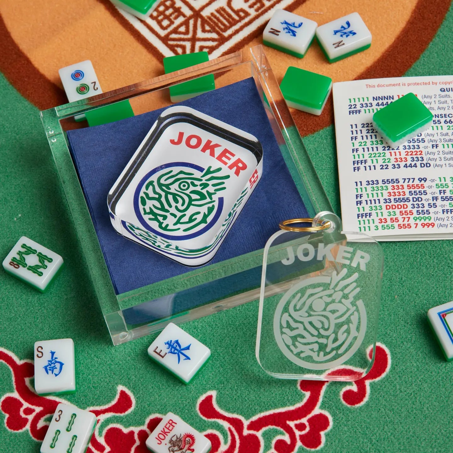 Napkin Weight - Mahjong