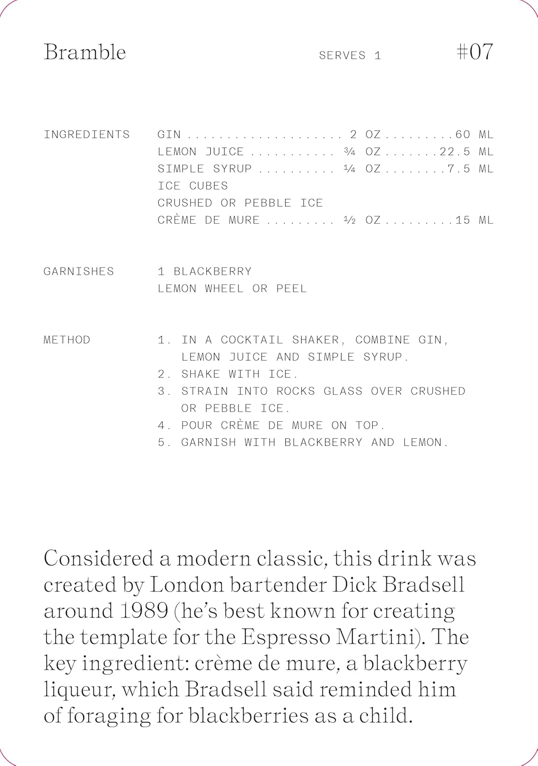 The Cocktail Cabinet - Gin
