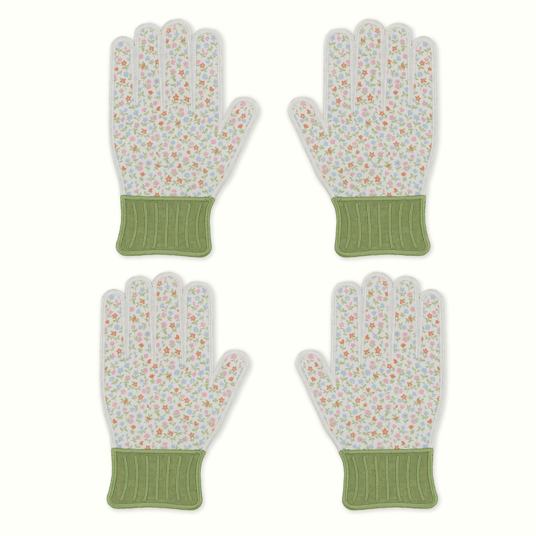 House of Gleason - Garden Glove Linen Cocktail Napkins - Set of 4
