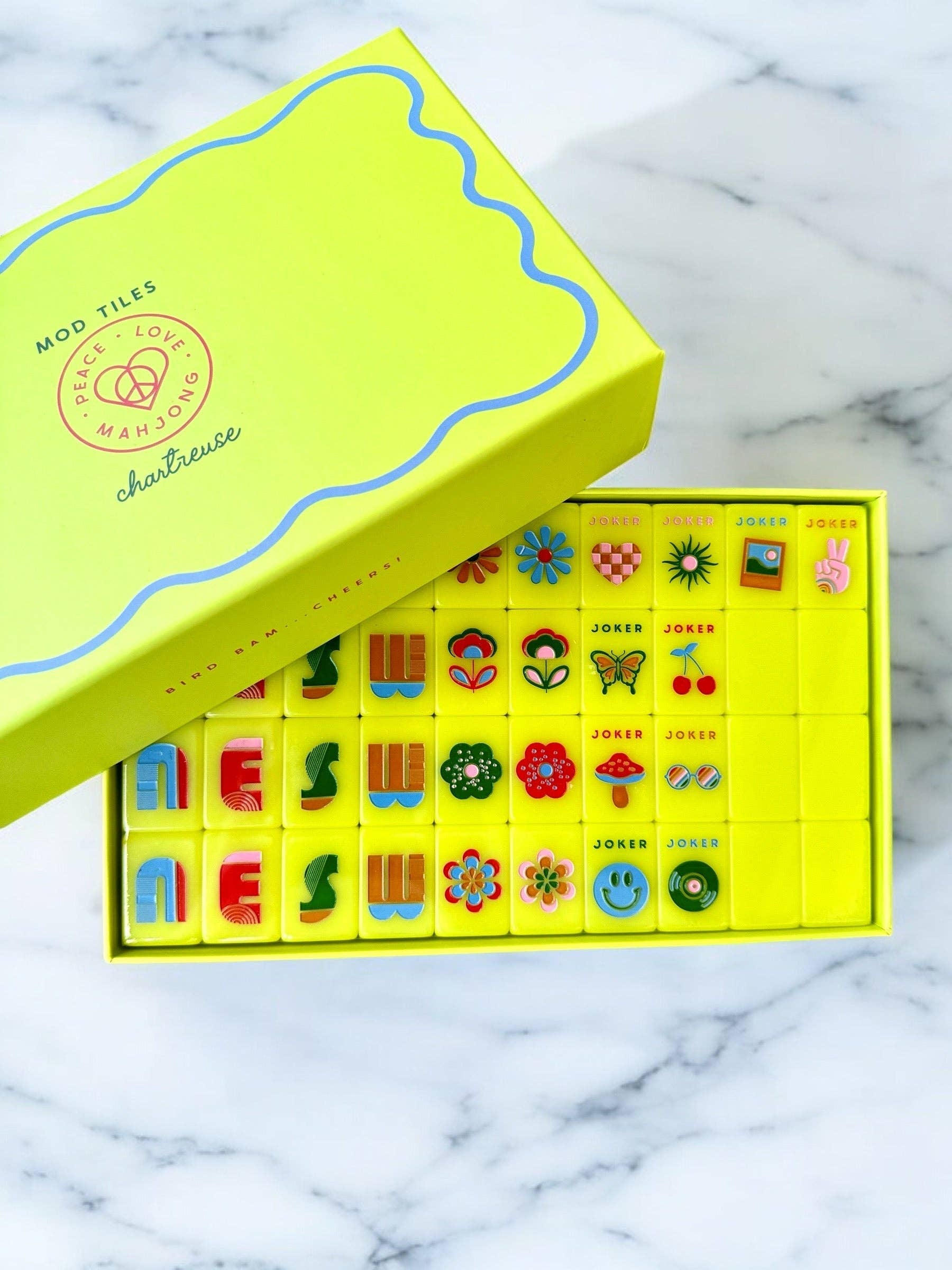 Mahjong Tiles - Chartreuse