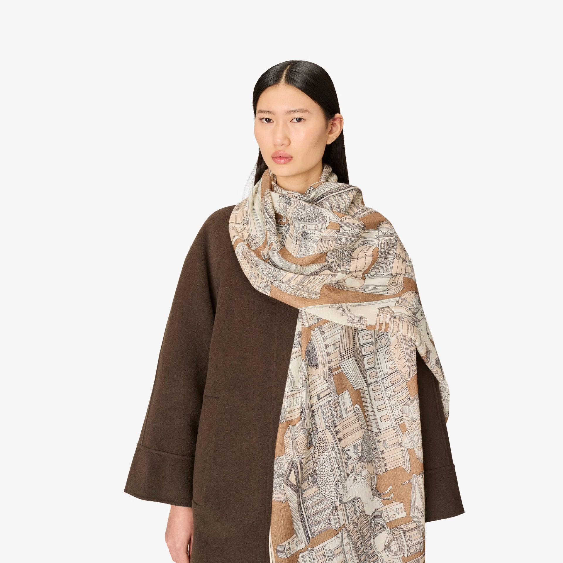 Scarf 55 - Roma - Beige