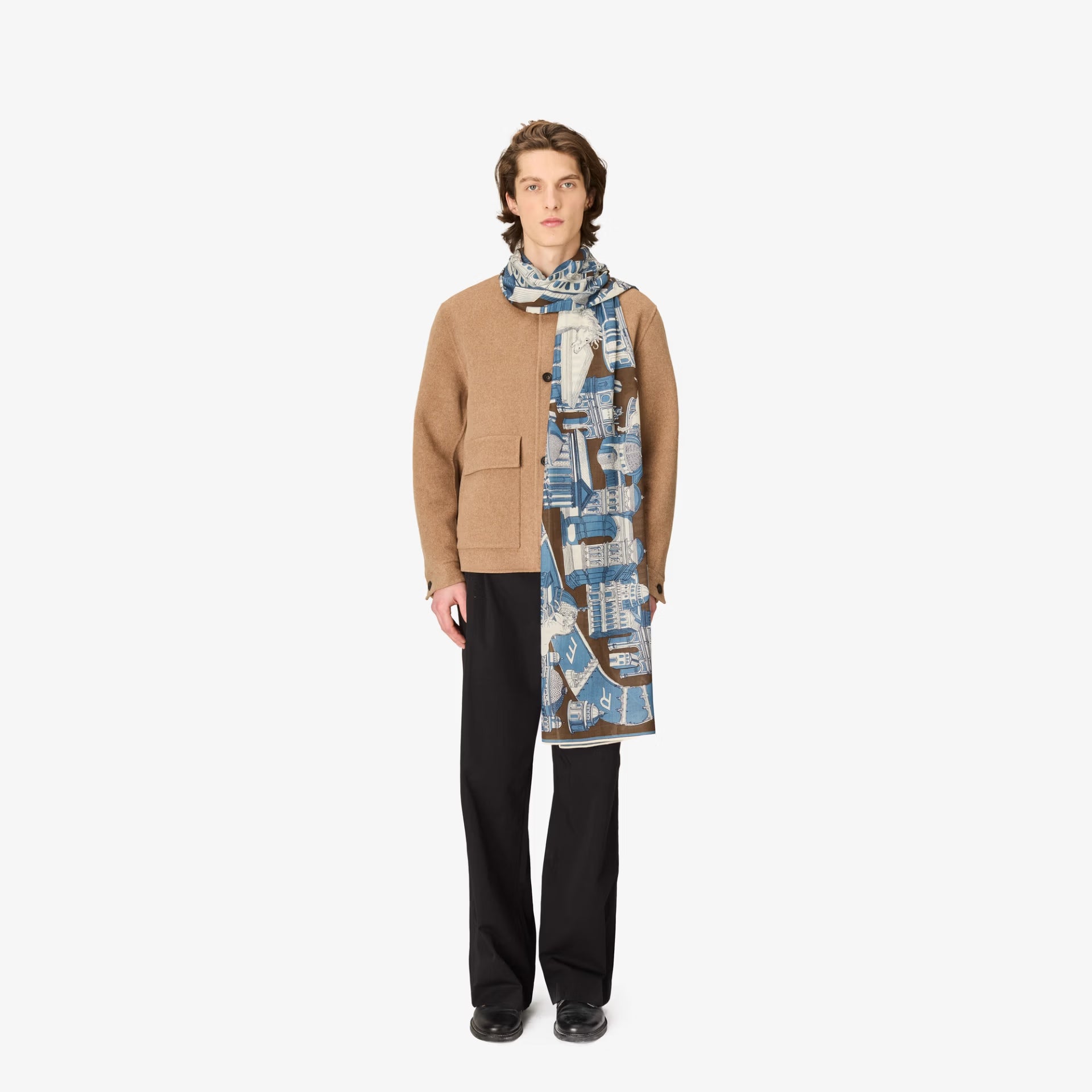 Scarf 55 - Rome - Khaki