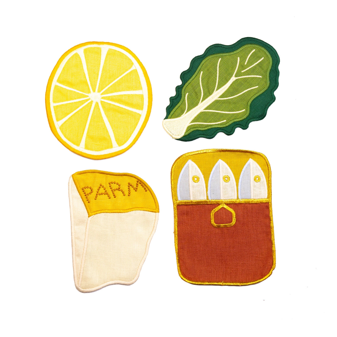 Cocktail Napkins Set of 4 - Caesar Salad
