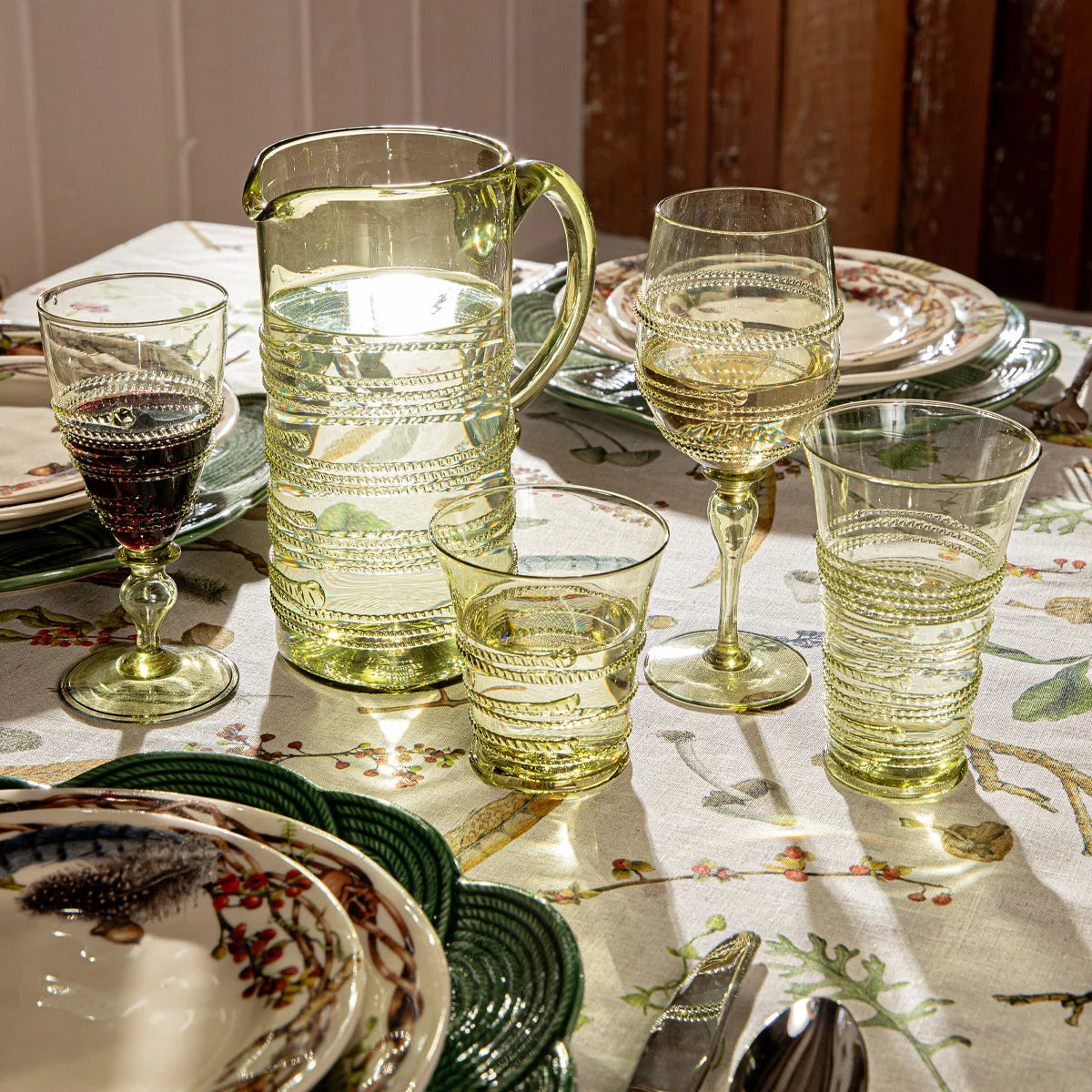Ella Large Tumbler Set of 4 - Green