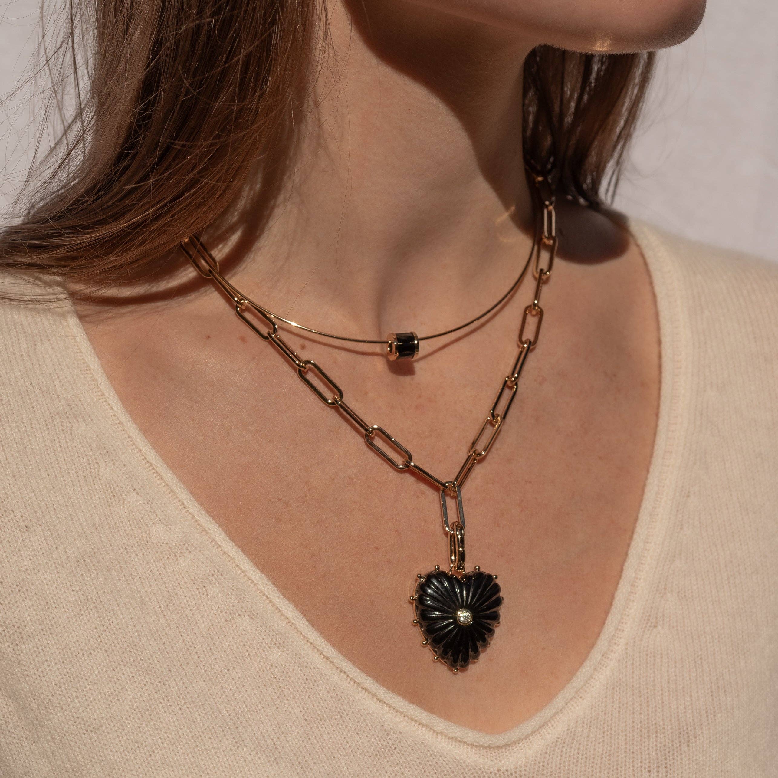 Malene Clip Charm - Onyx